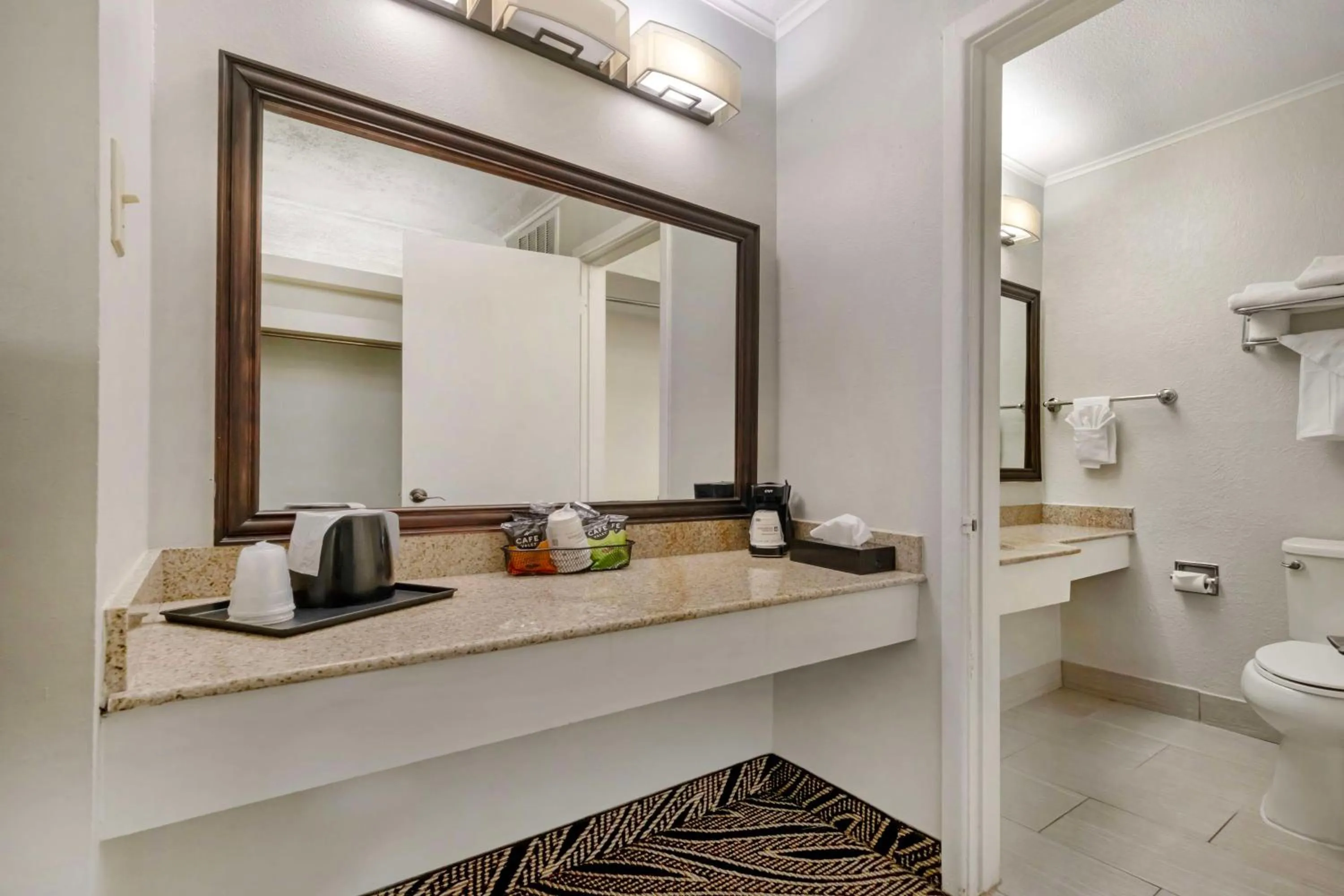 Bathroom in Best Western Red Carpet Inn