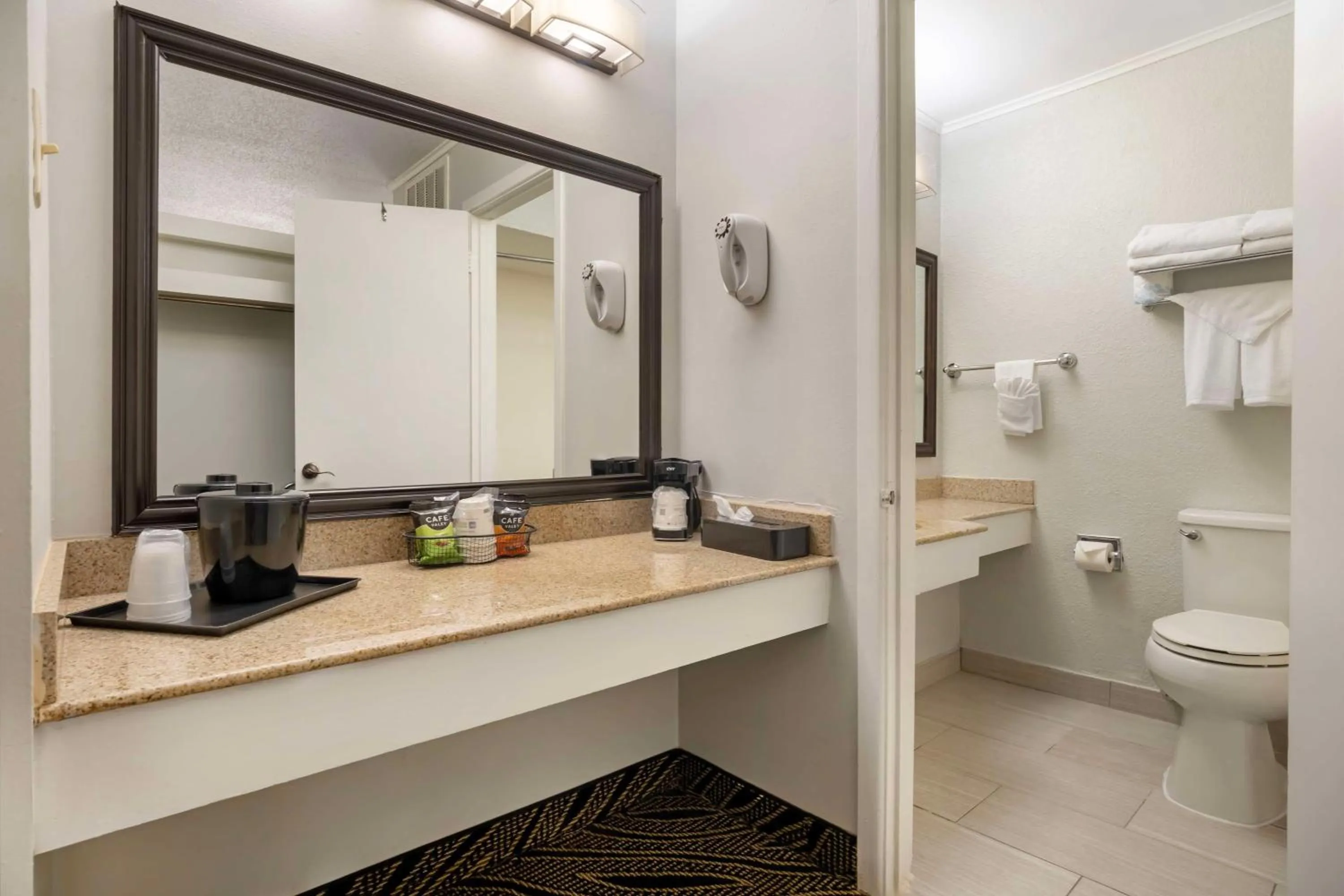 Bathroom in Best Western Red Carpet Inn