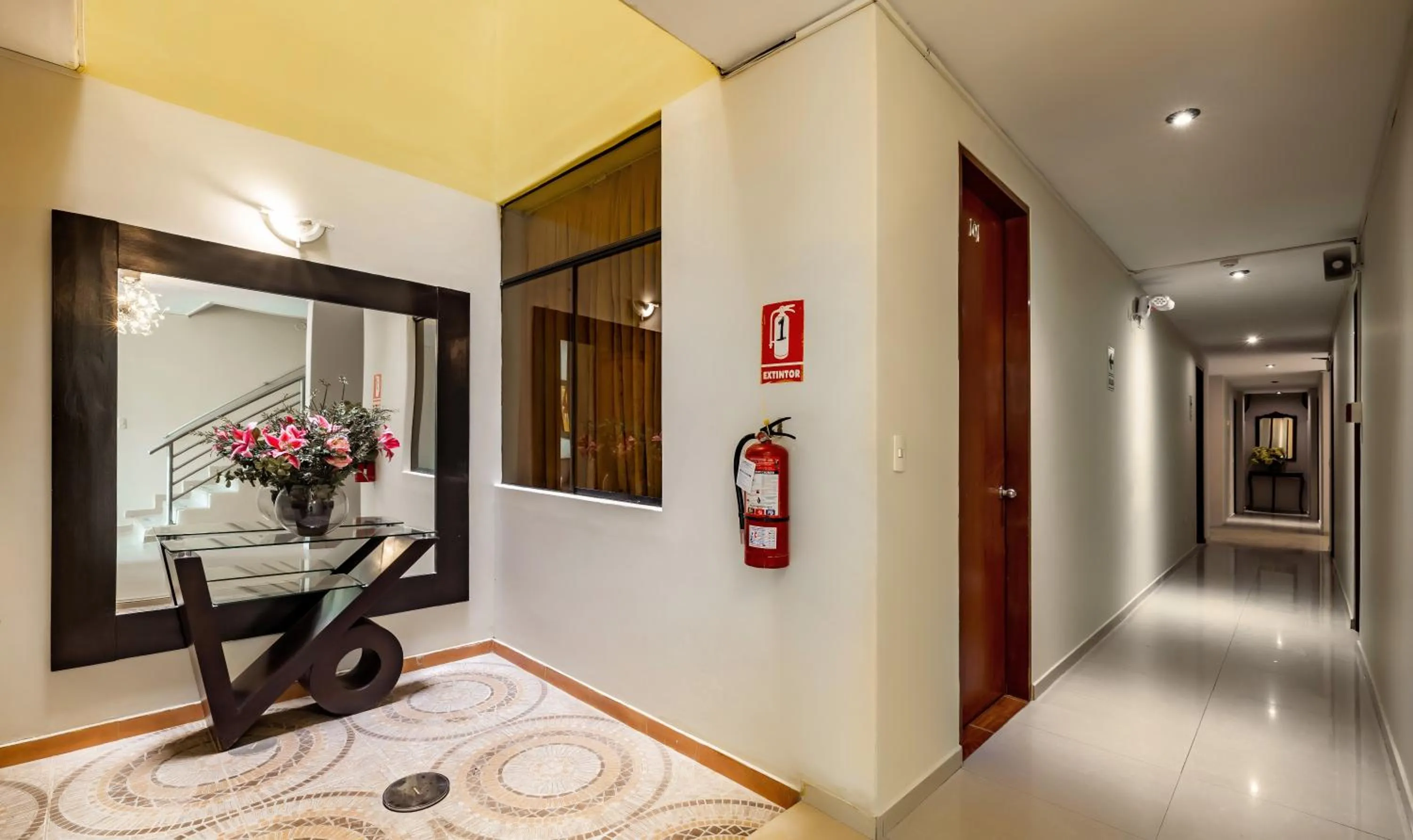 Patio in Hotel Rio Blanco