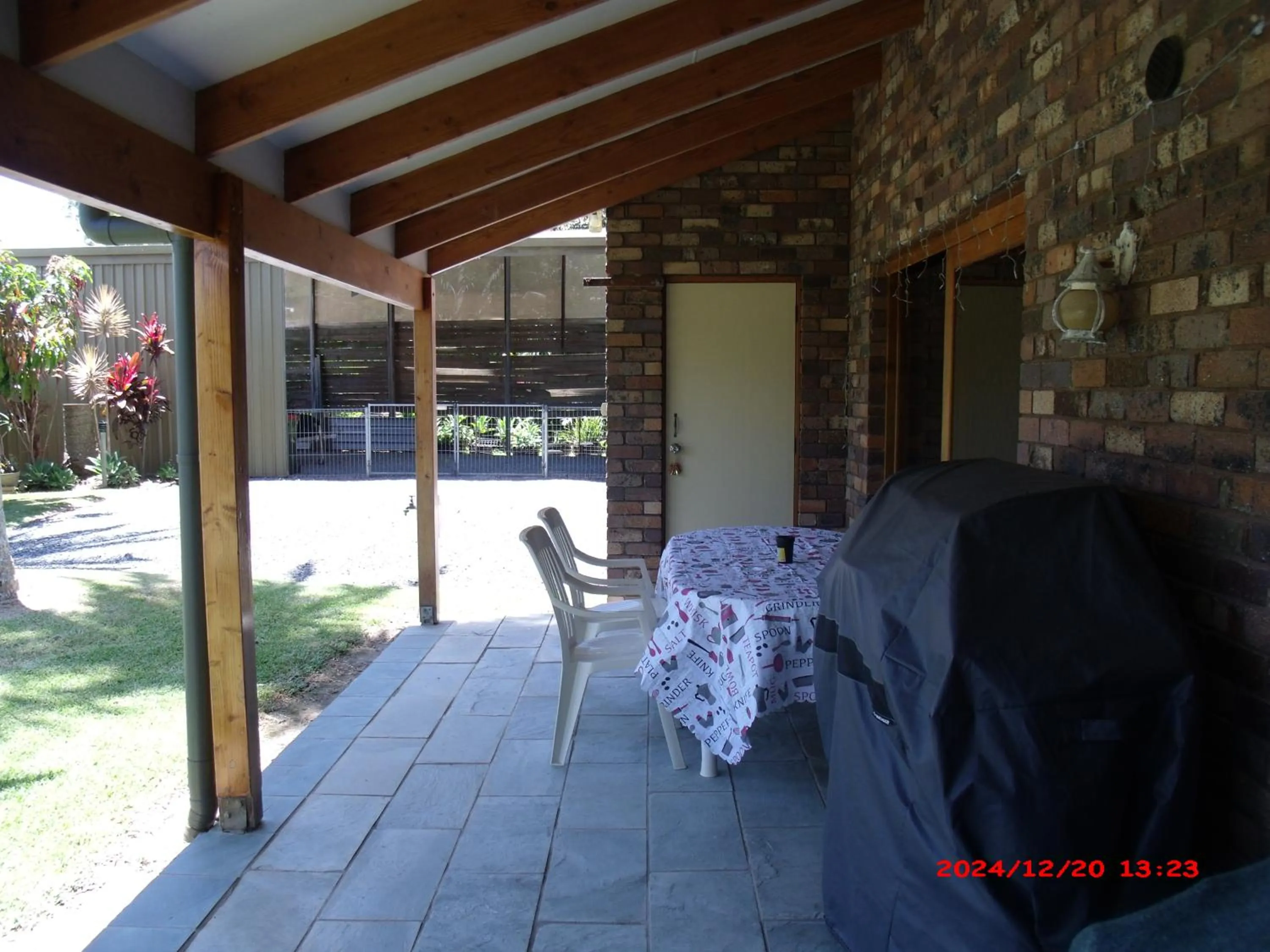 Patio in Emerald Tropical Palms B & B