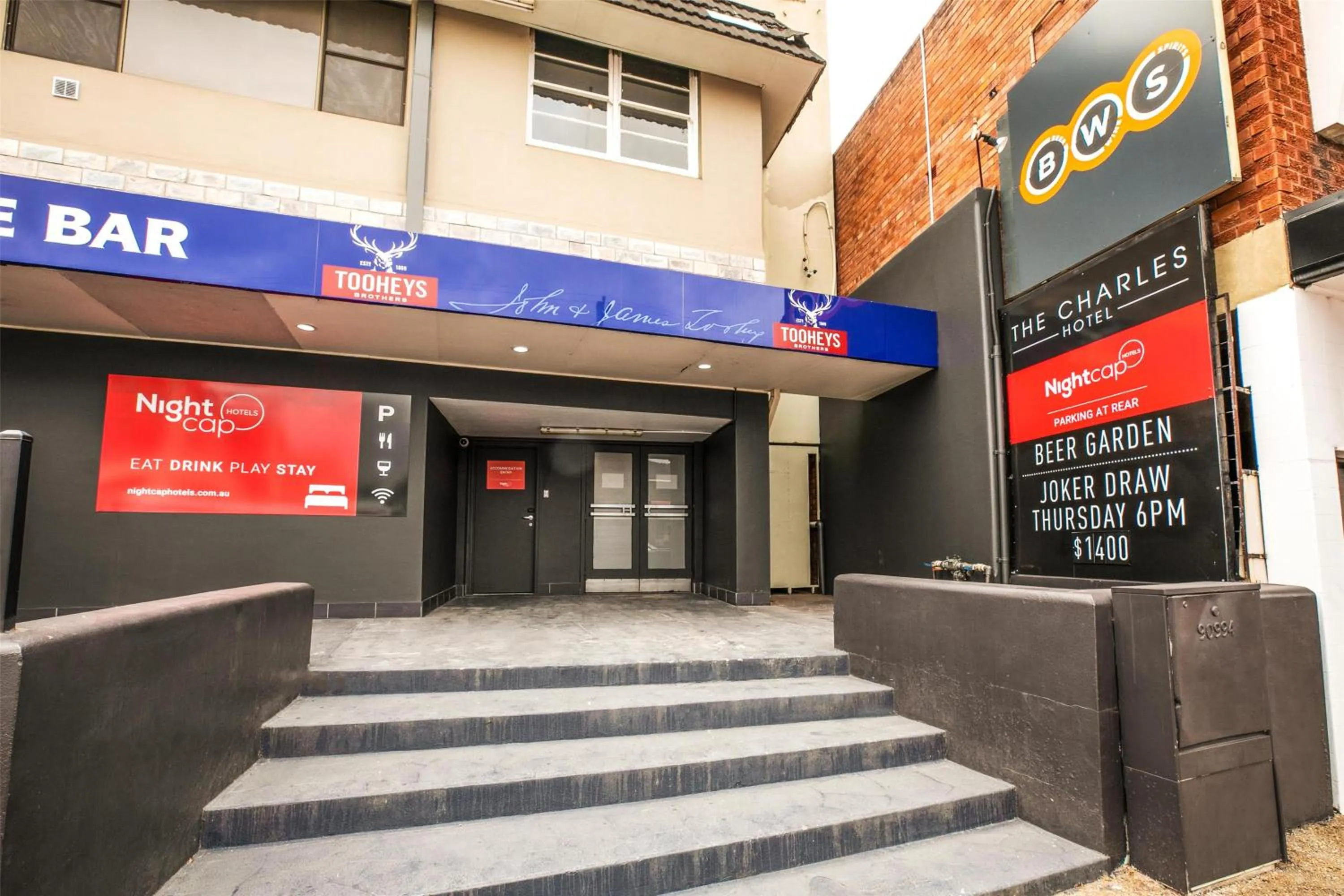 Property building in Nightcap at the Charles Hotel