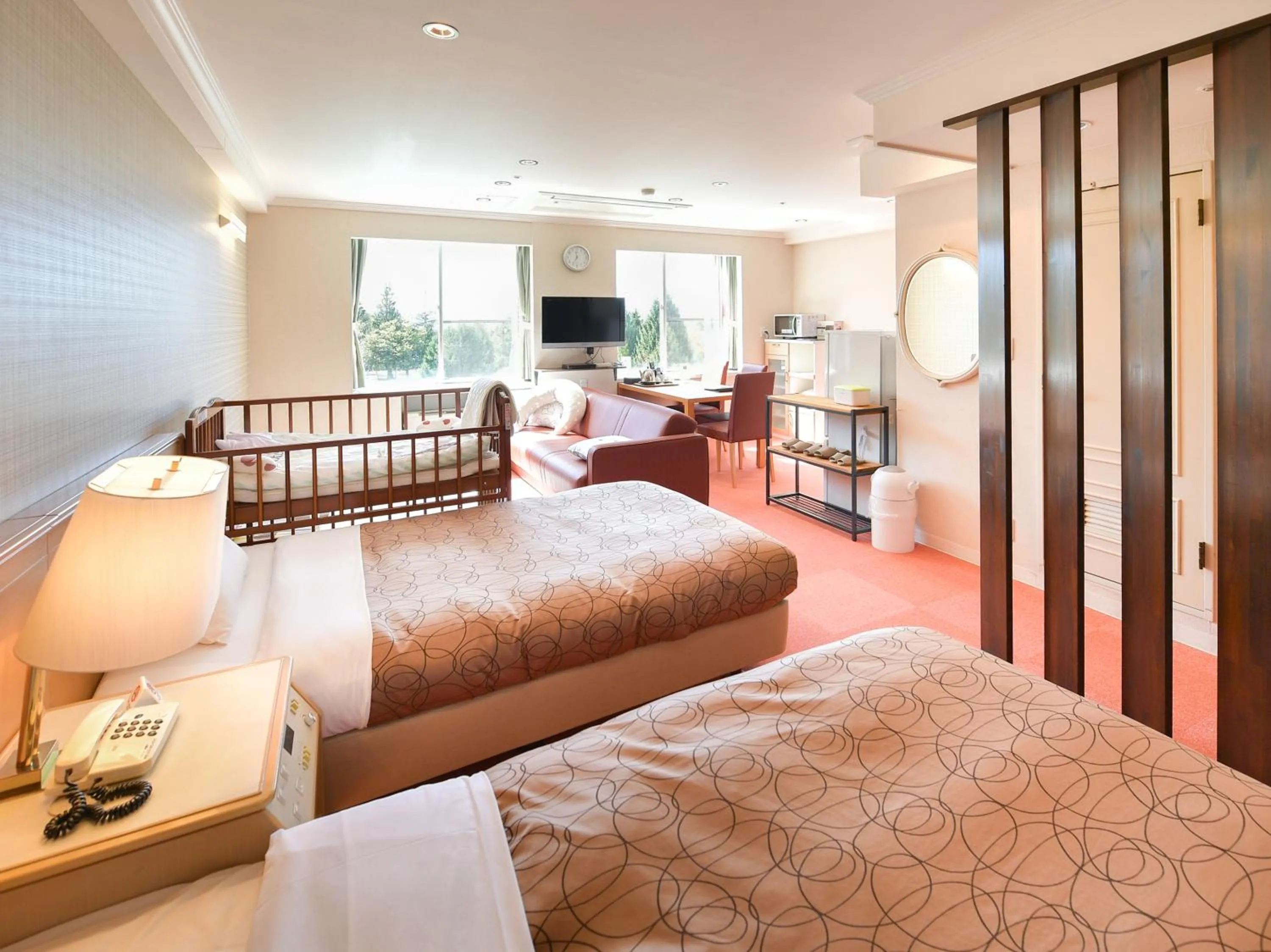 Bed in Resort Hotel Tateshina