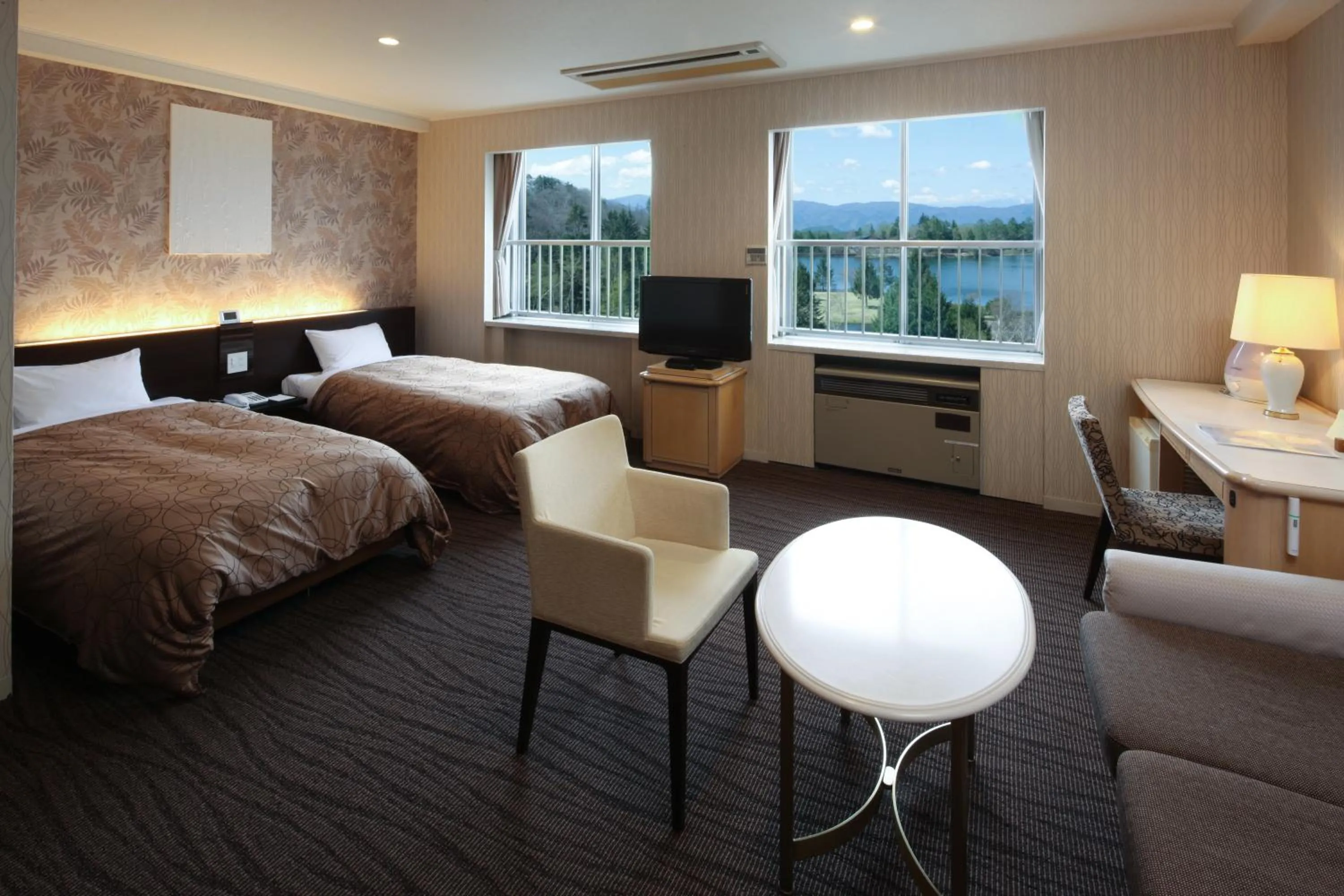 Bed in Resort Hotel Tateshina