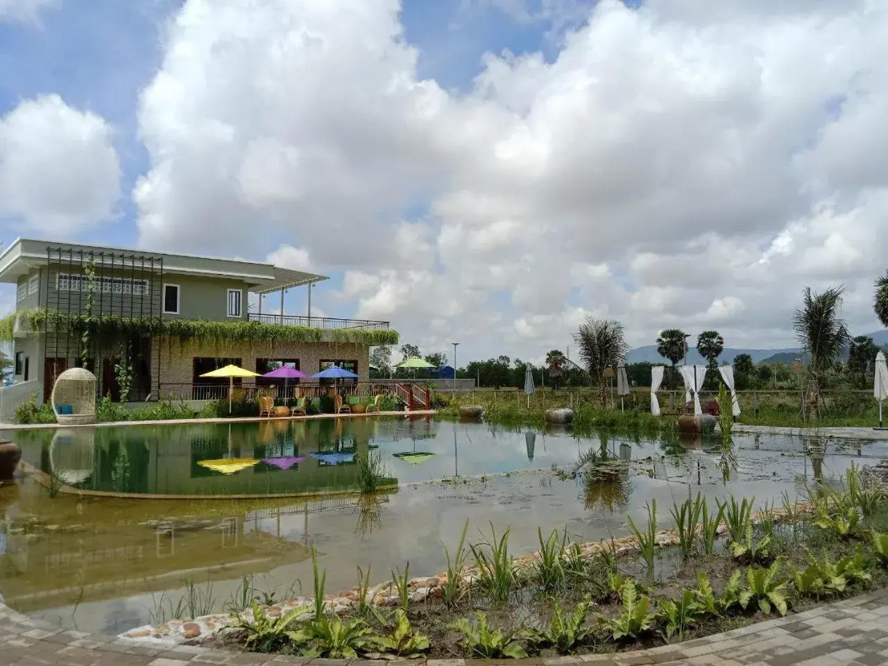 Property building in Ganesha Kampot Resort Property building in Ganesha Kampot Resort