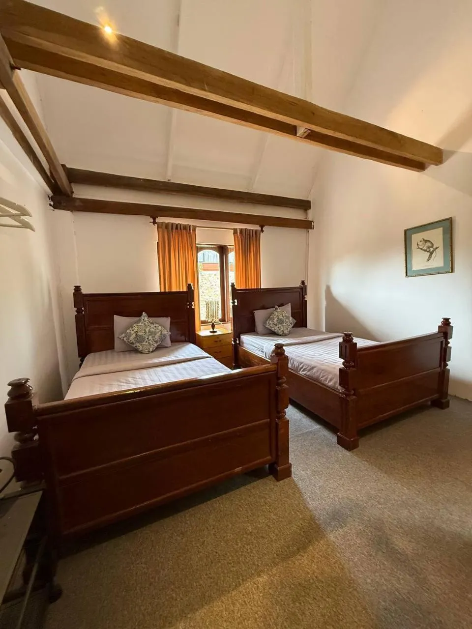 Bed in Ganesha Kampot Resort