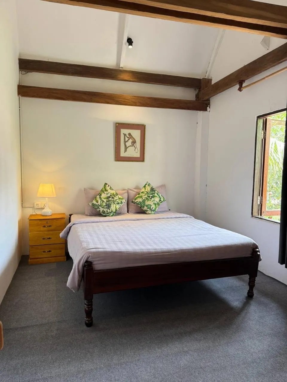 Bed in Ganesha Kampot Resort