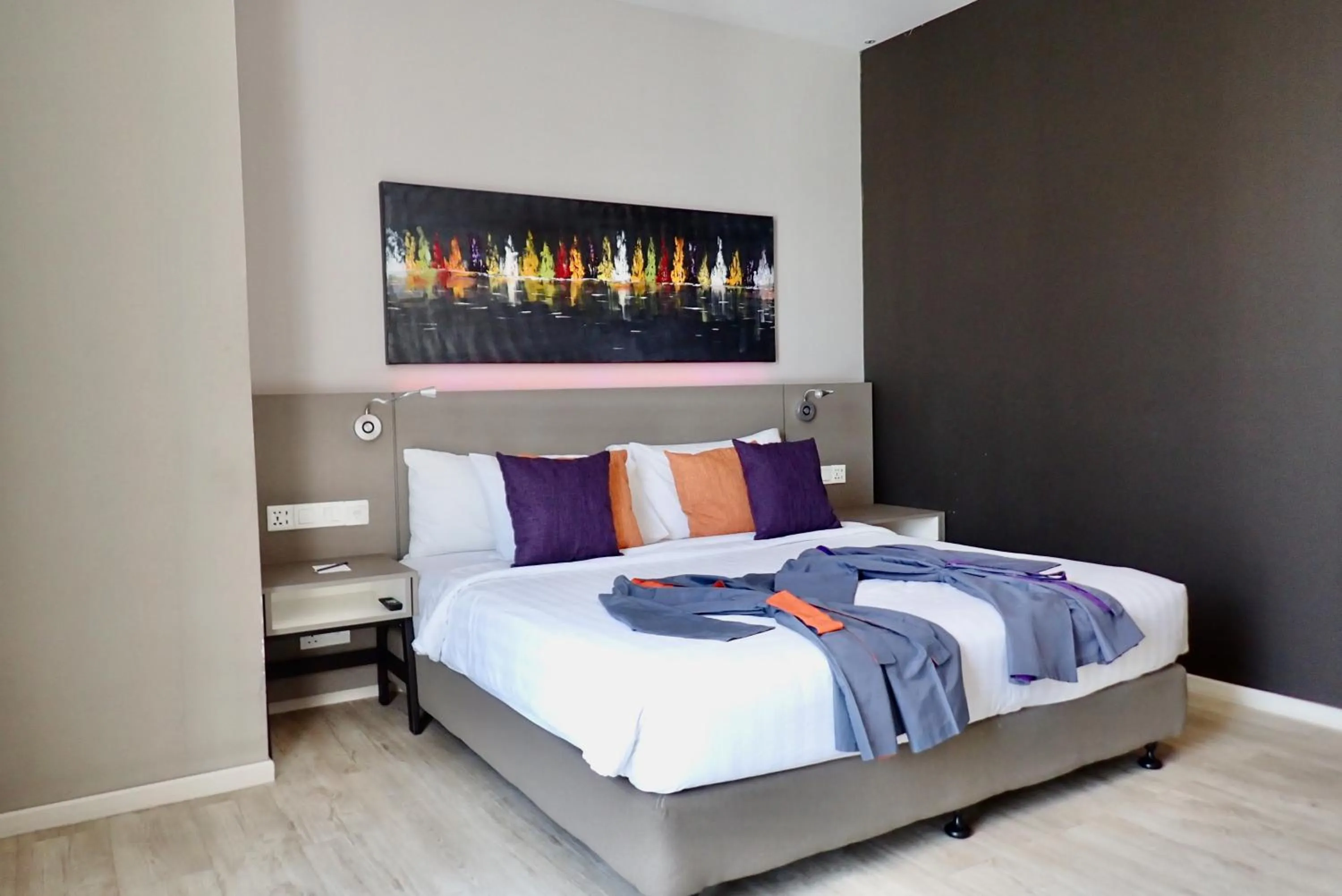 Bed in Qliq Damansara Hotel