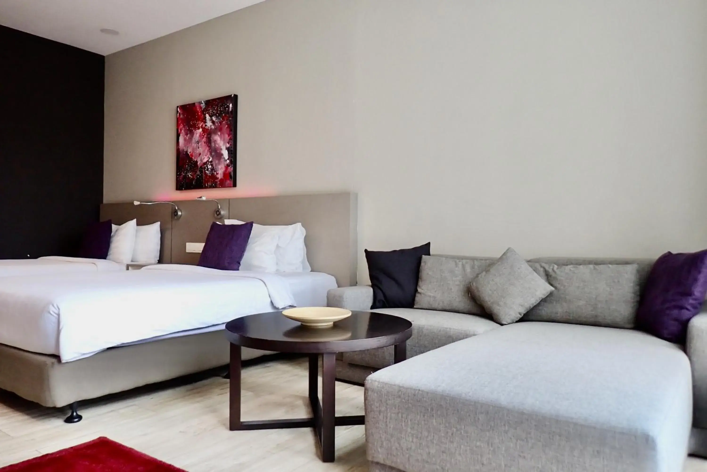 Bed in Qliq Damansara Hotel Bed in Qliq Damansara Hotel