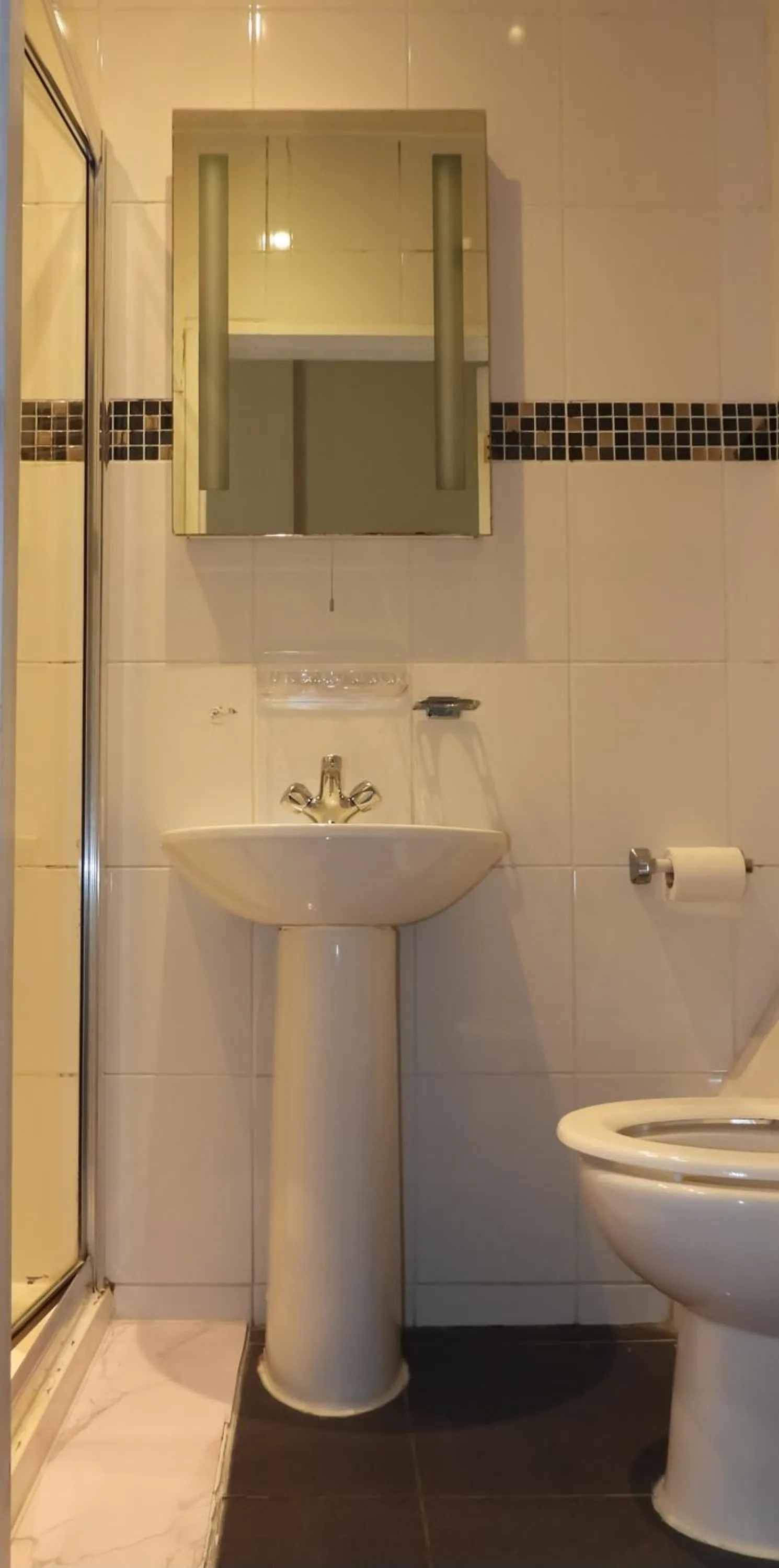 Toilet in Hyde Park Court Hotel