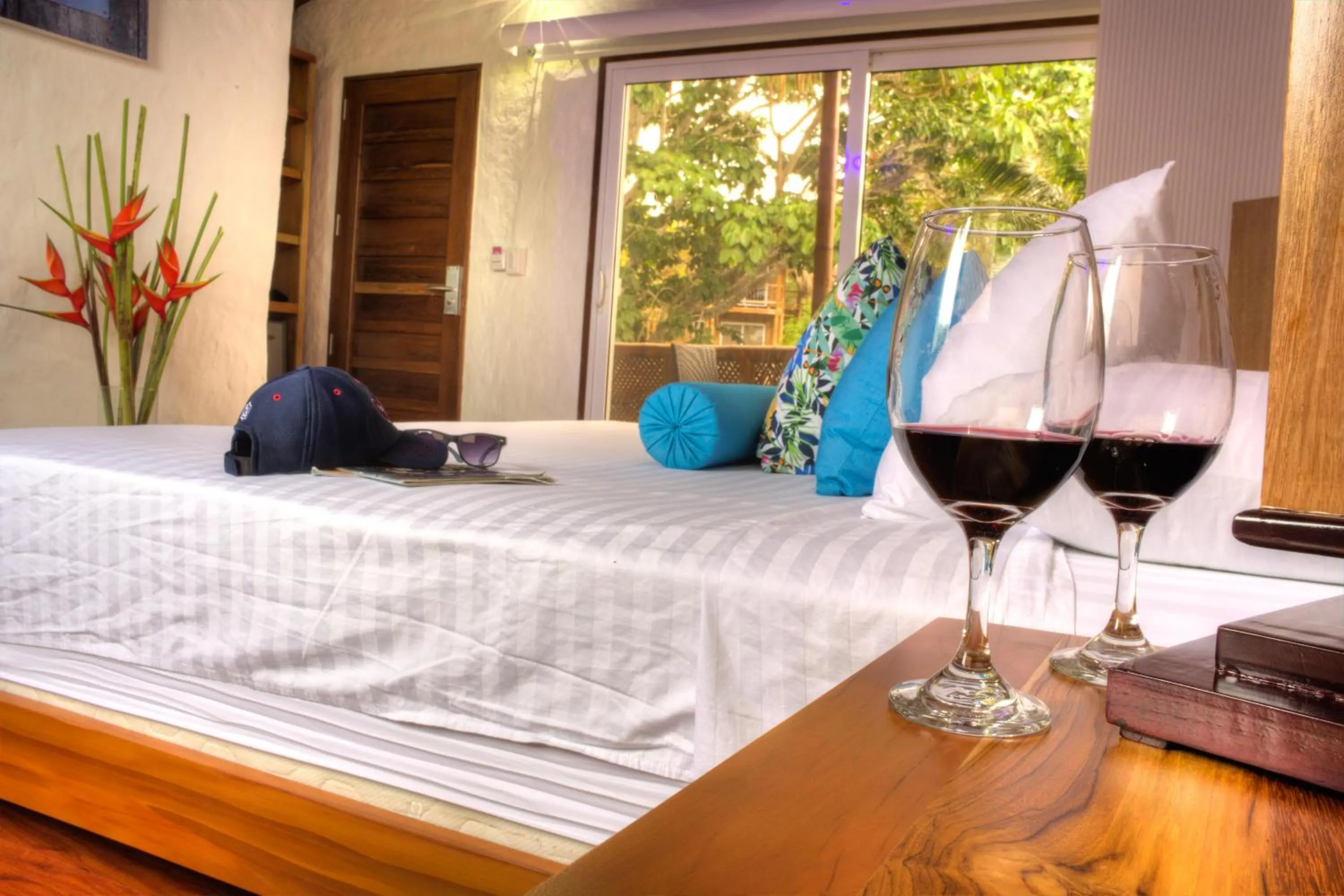Bed in Villa Maria Tayrona, Jungle and Sea Experience