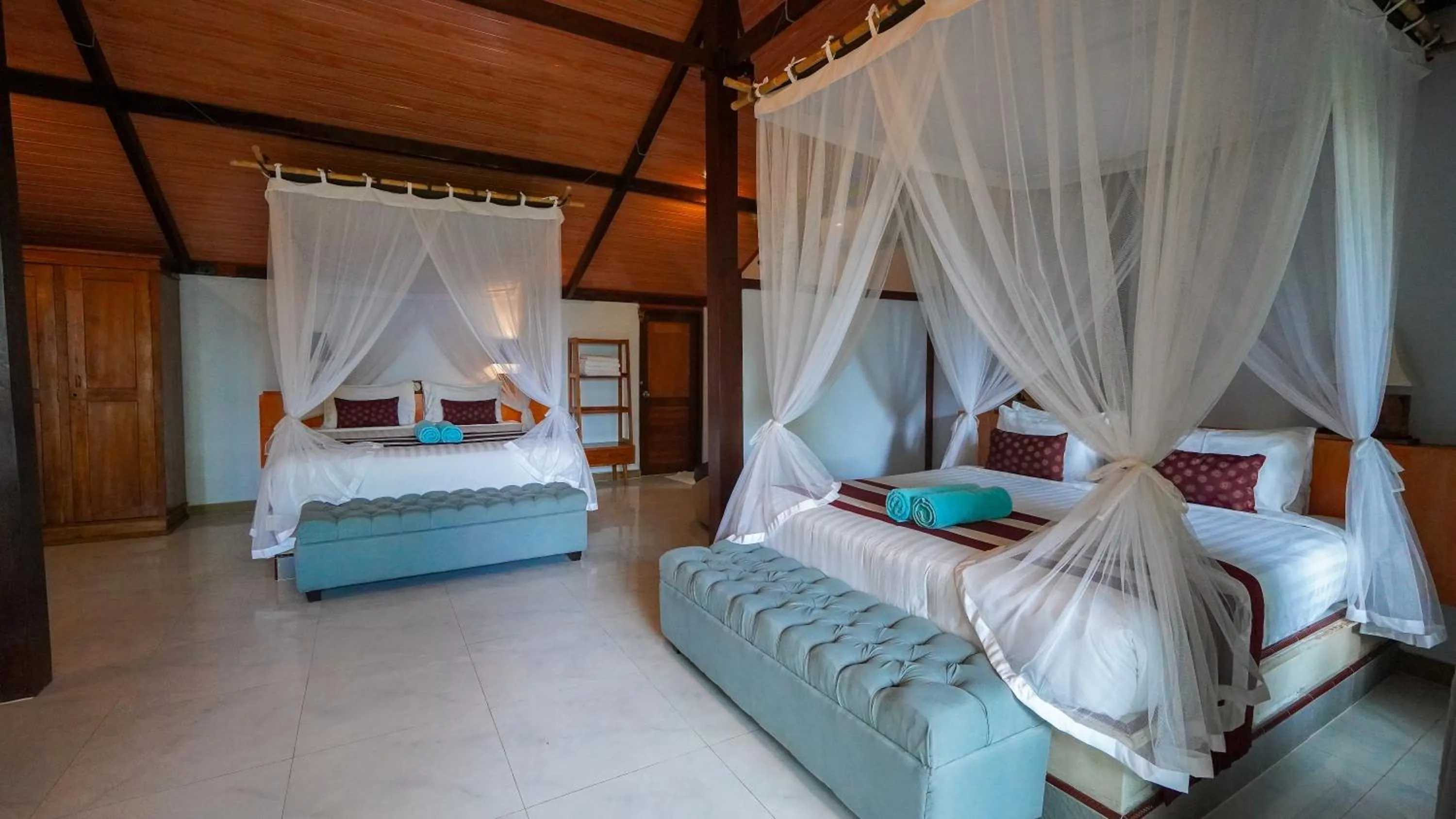 Bed in Darsan Lembongan Boutique Cottage