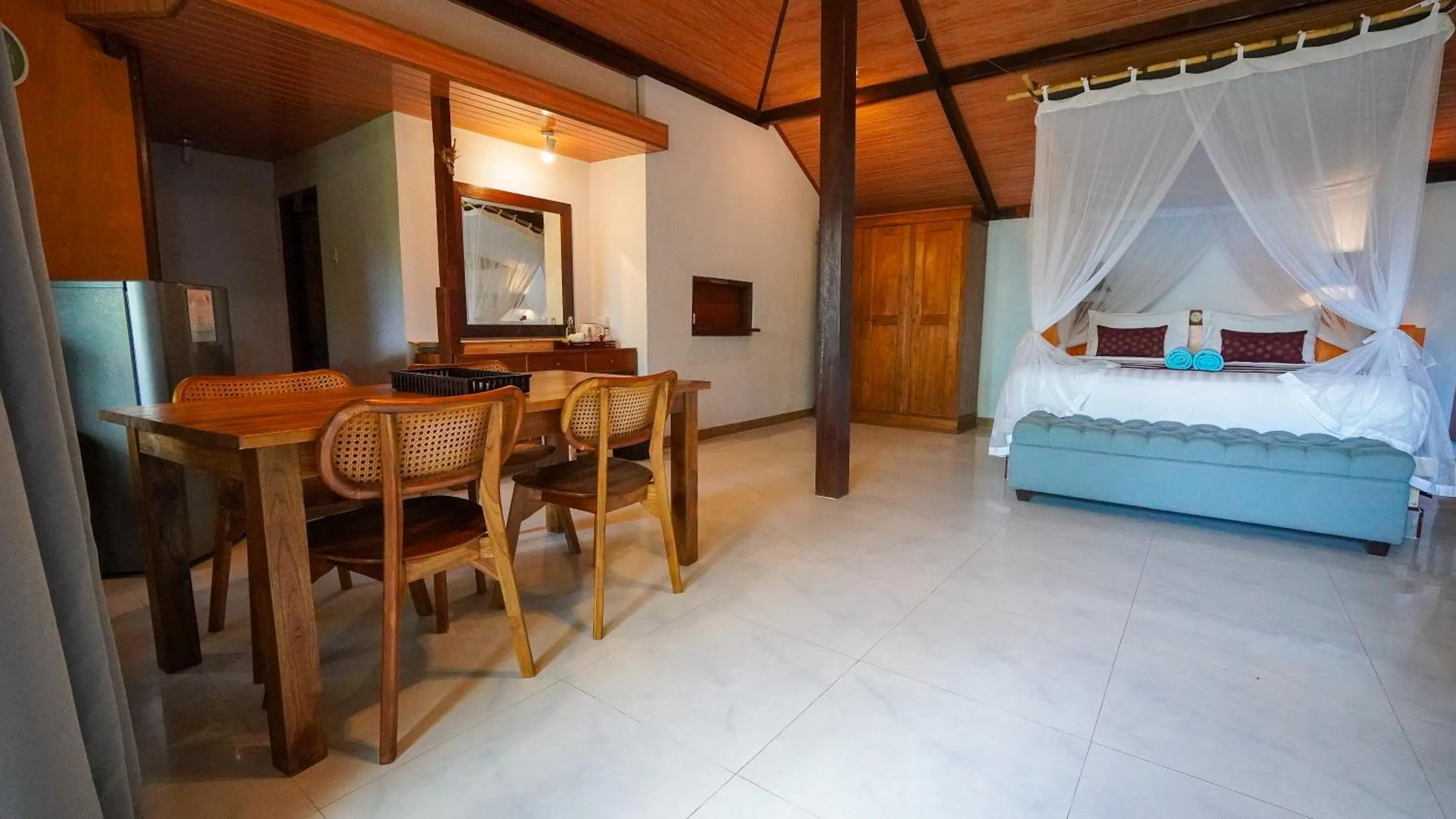 Bed in Darsan Lembongan Boutique Cottage