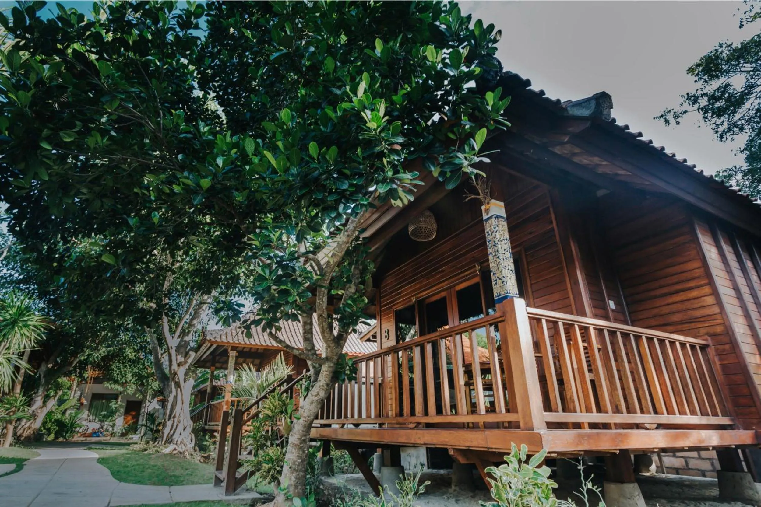 Balcony/Terrace in Darsan Lembongan Boutique Cottage