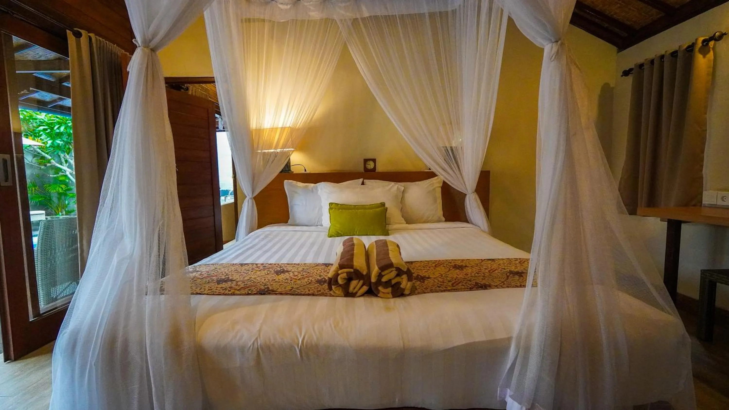 Bed in Darsan Lembongan Boutique Cottage