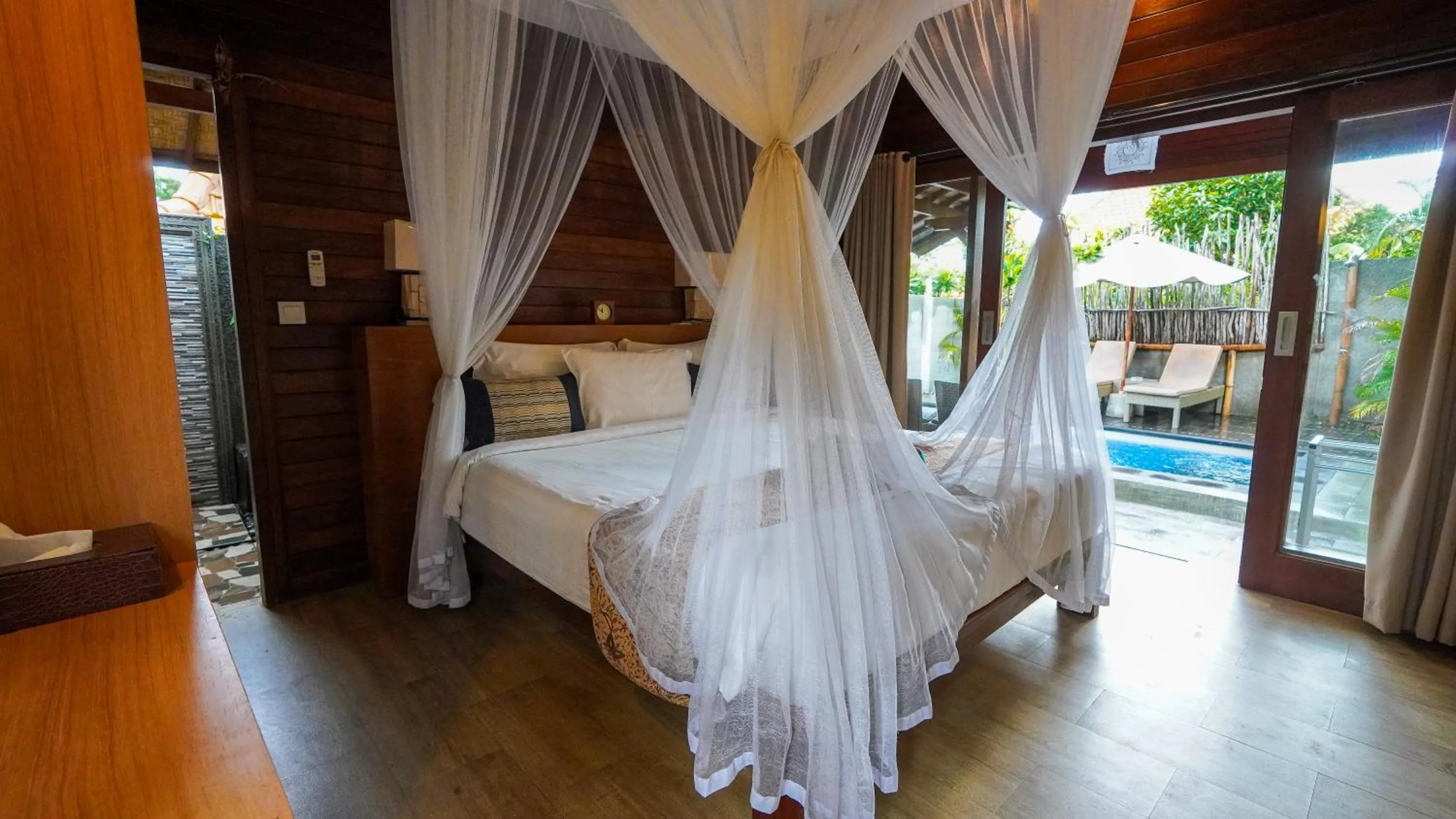 Bed in Darsan Lembongan Boutique Cottage