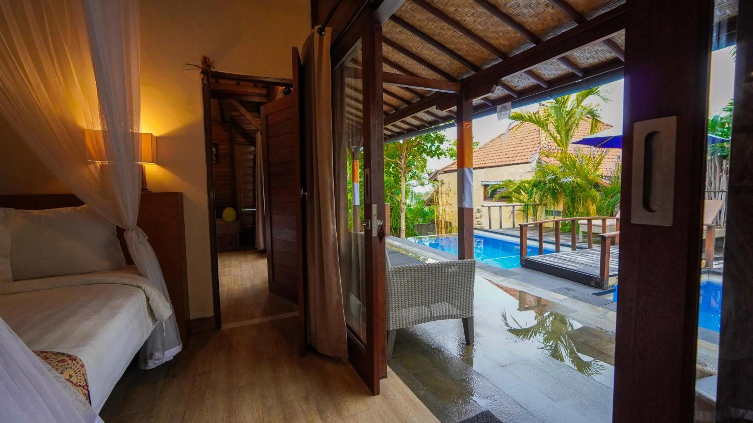 Bed in Darsan Lembongan Boutique Cottage