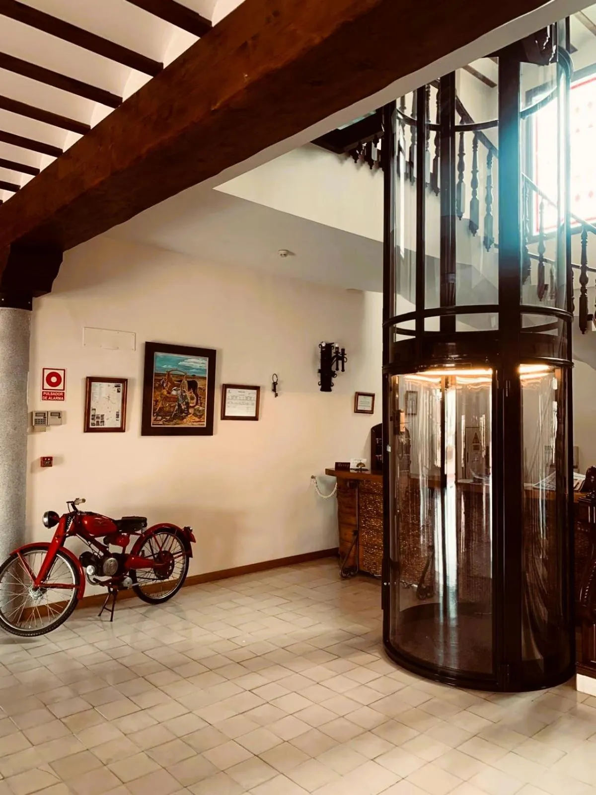 Lobby or reception in Hotel A Posada