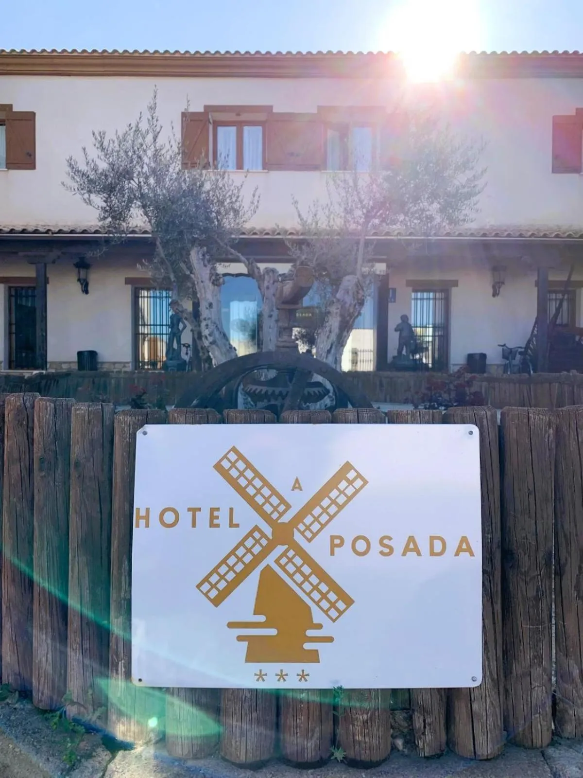 Property building in Hotel A Posada