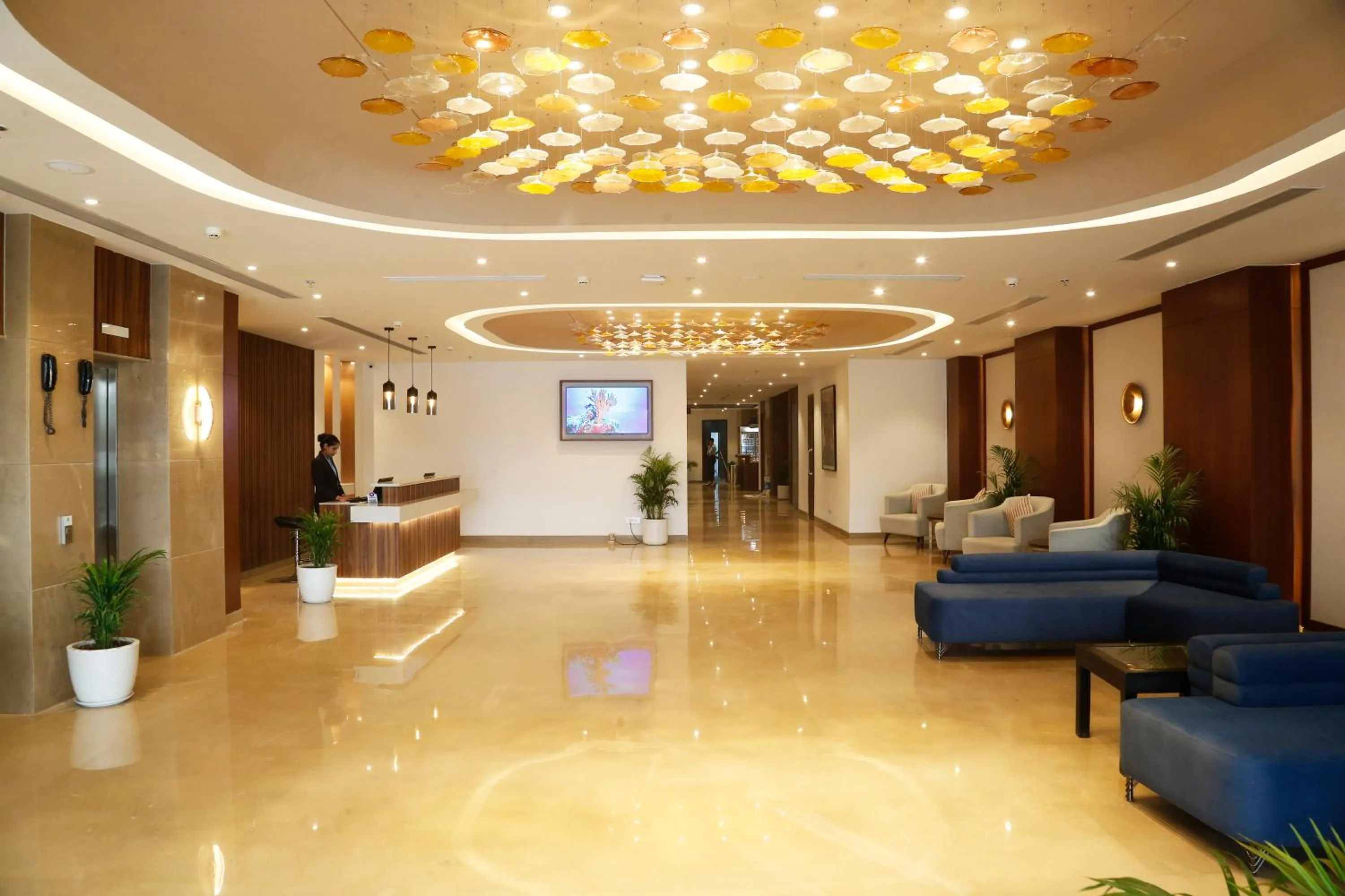 Lobby or reception in Tulip Inn Zirakpur