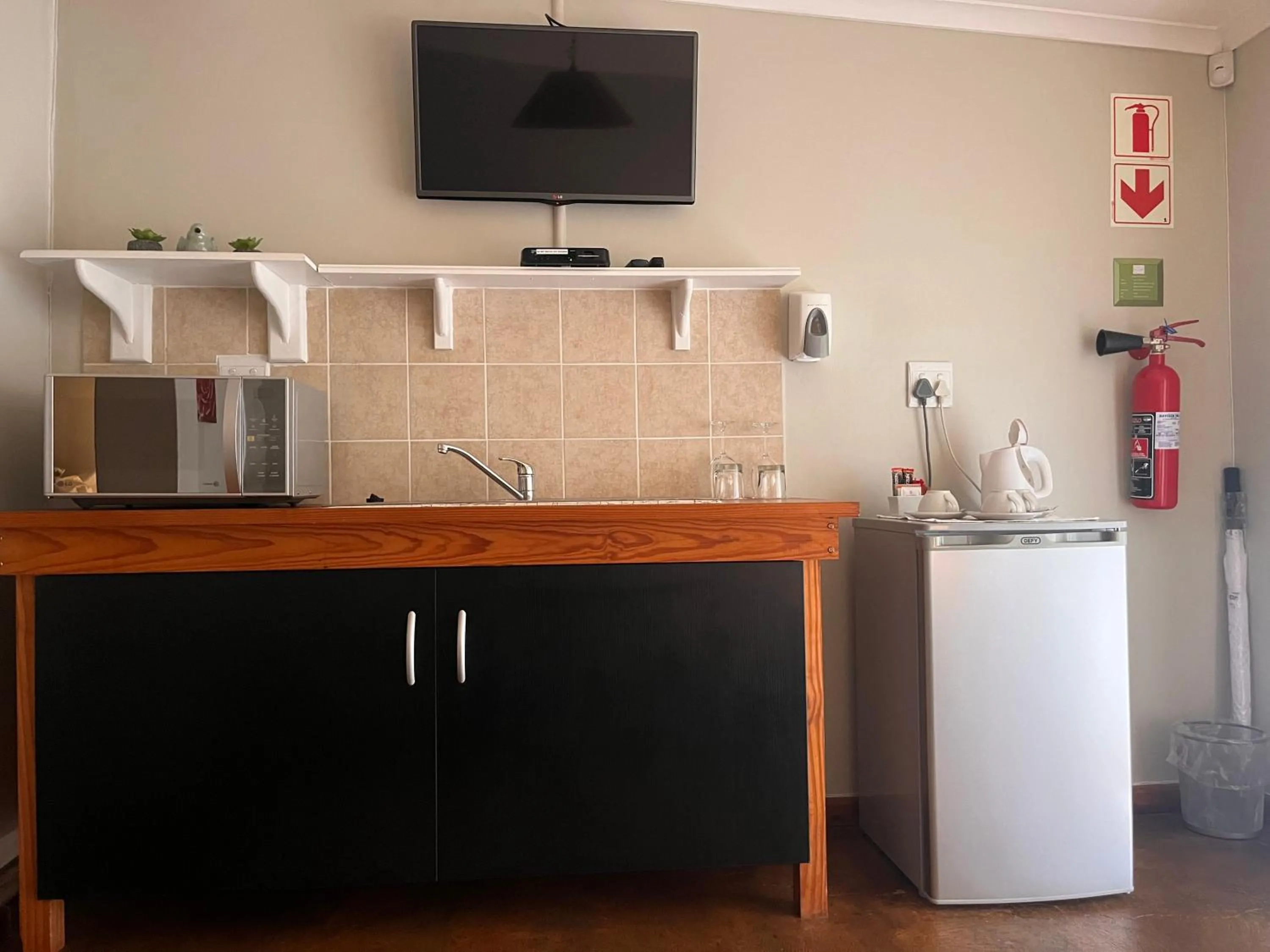 Coffee/tea facilities in Outeniquabosch Lodge