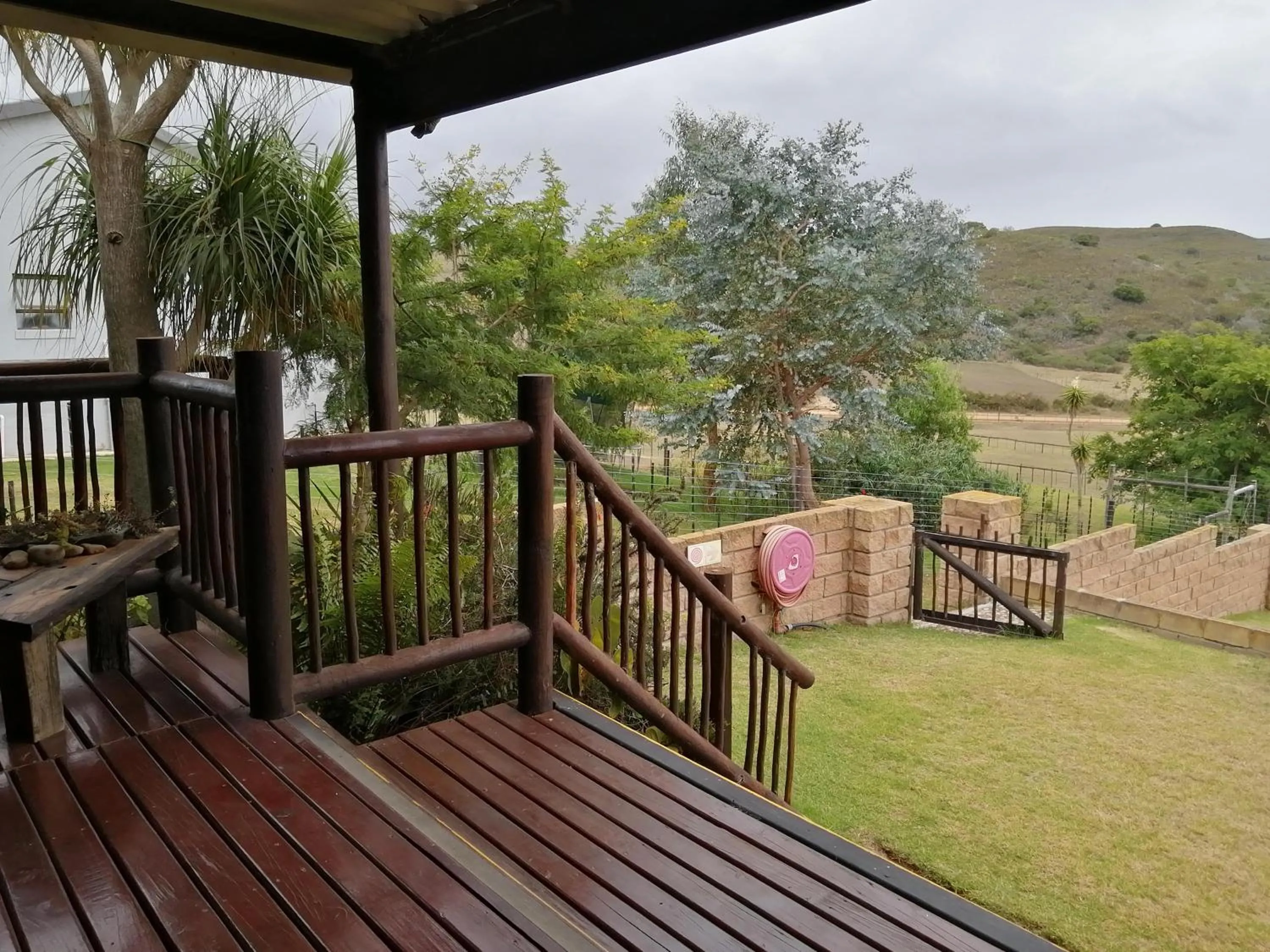 Balcony/Terrace in Outeniquabosch Lodge
