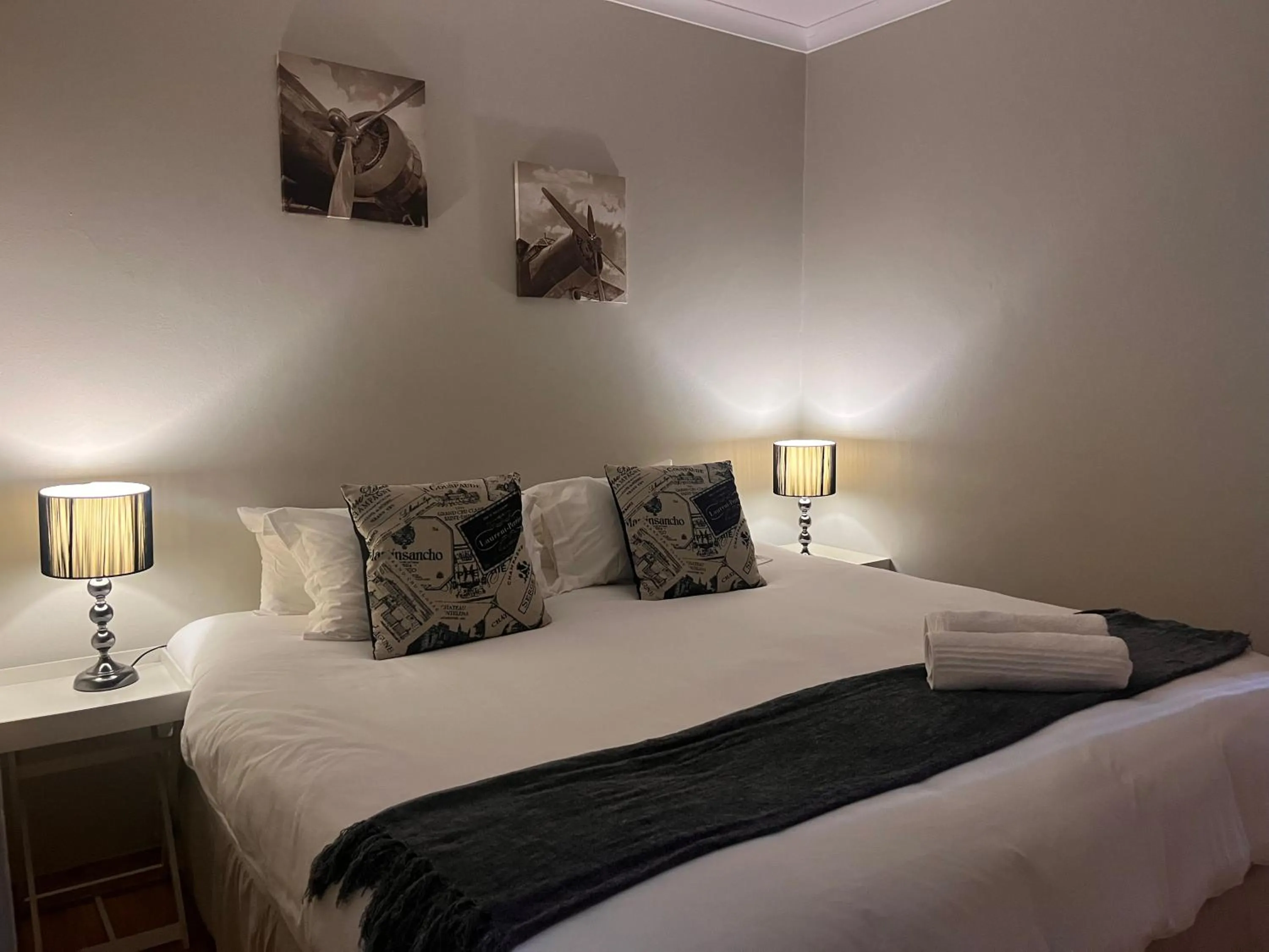 Bed in Outeniquabosch Lodge