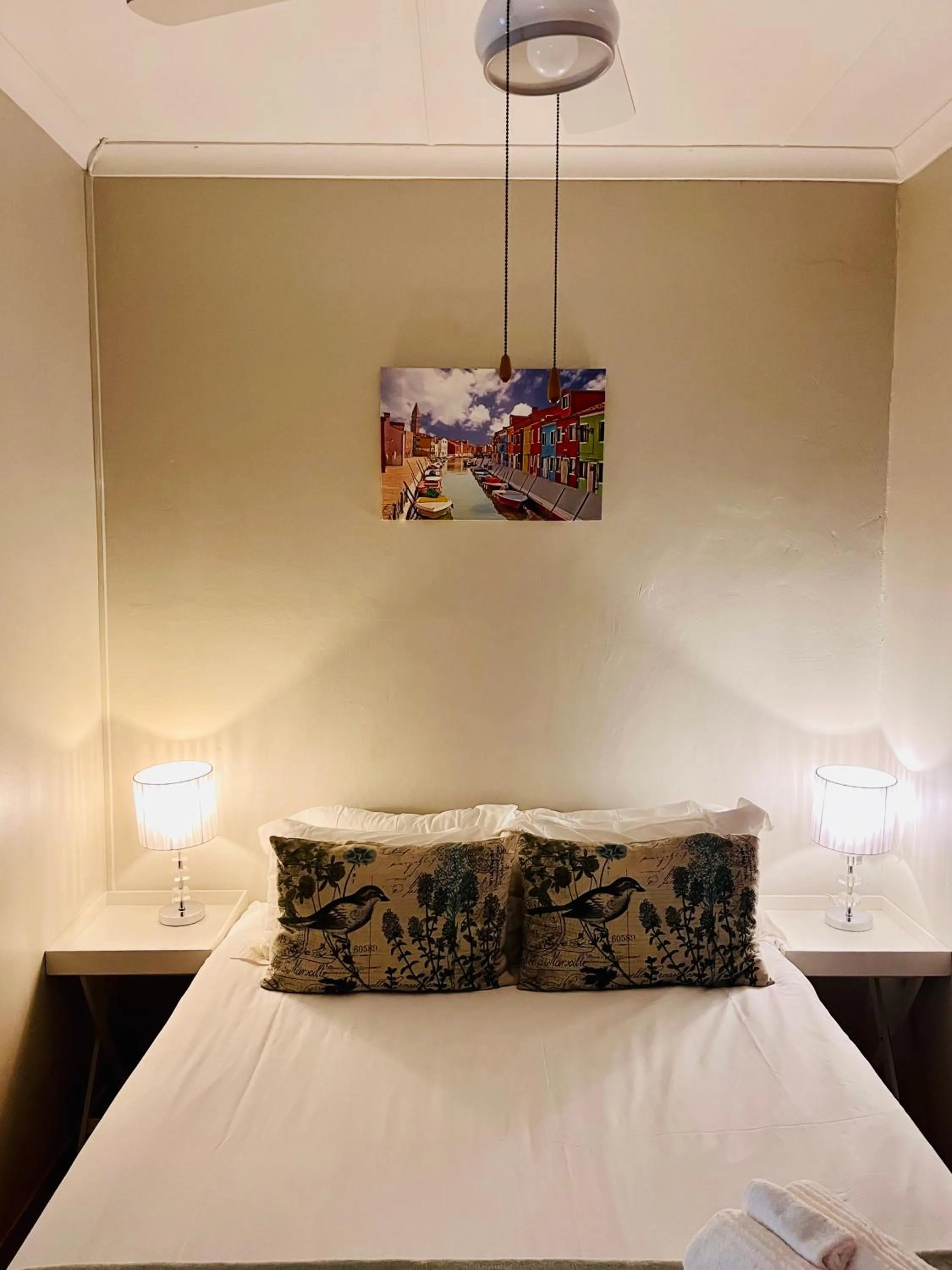 Bed in Outeniquabosch Lodge