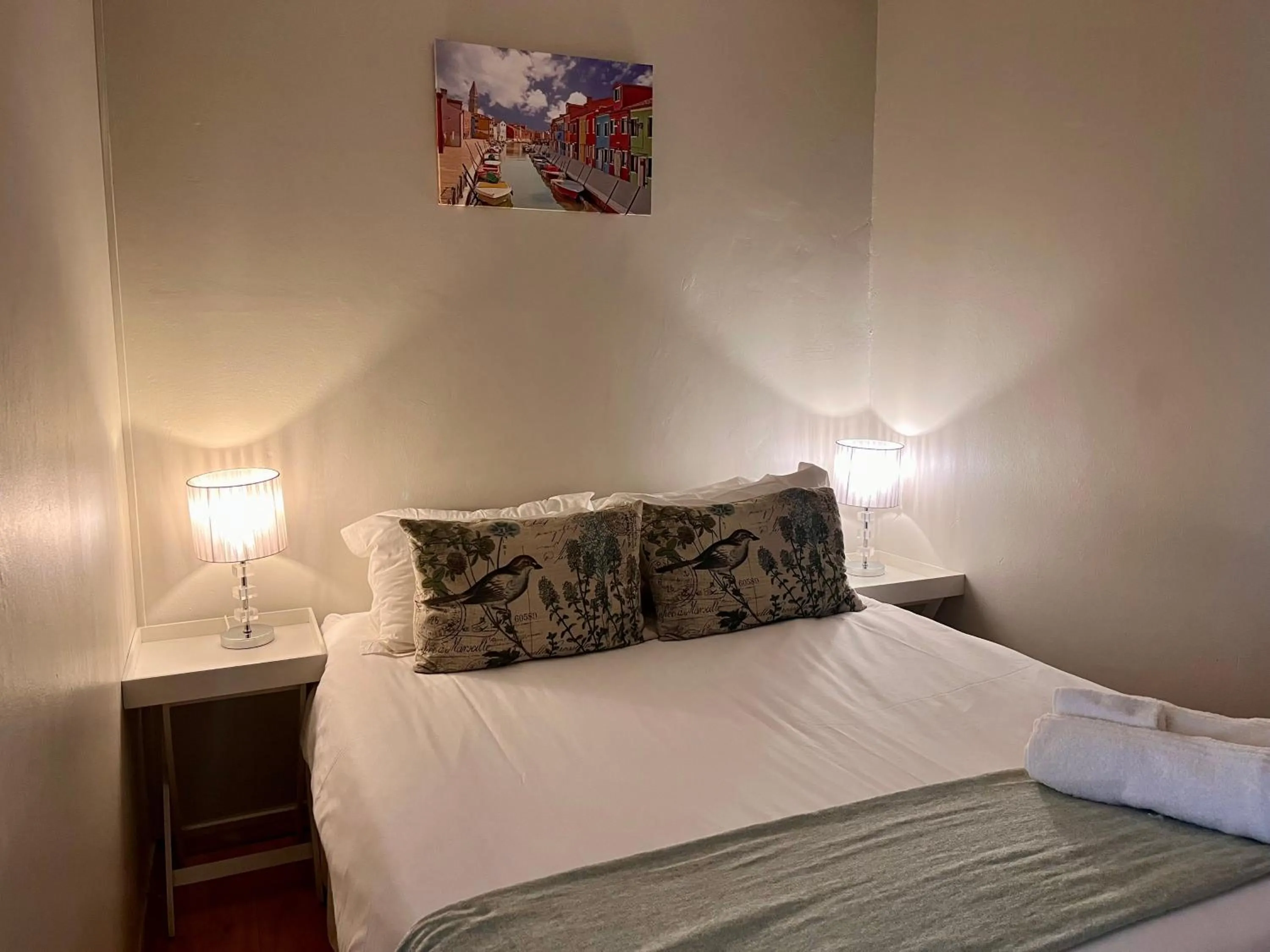 Bed in Outeniquabosch Lodge