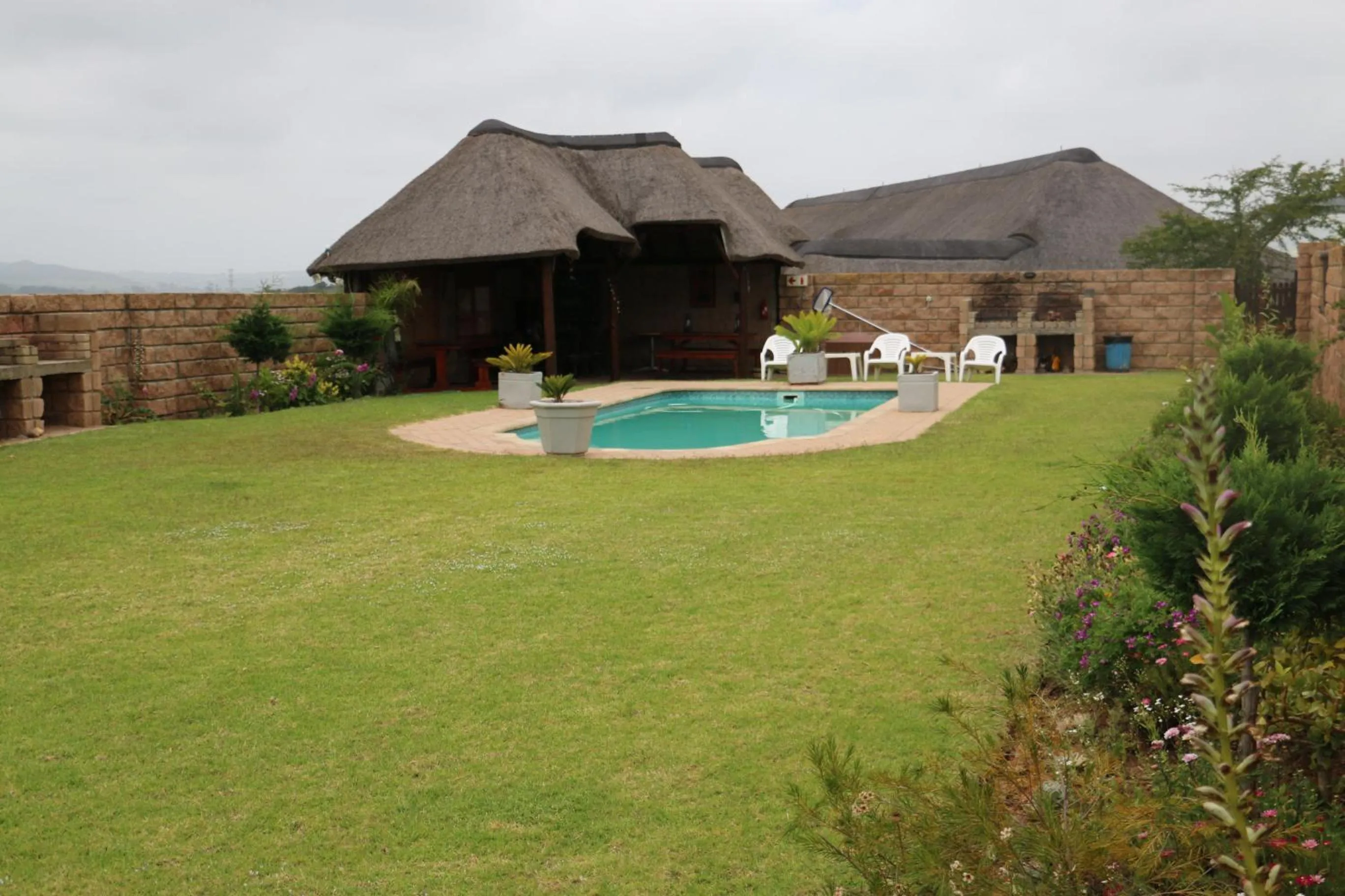 Swimming pool in Outeniquabosch Lodge