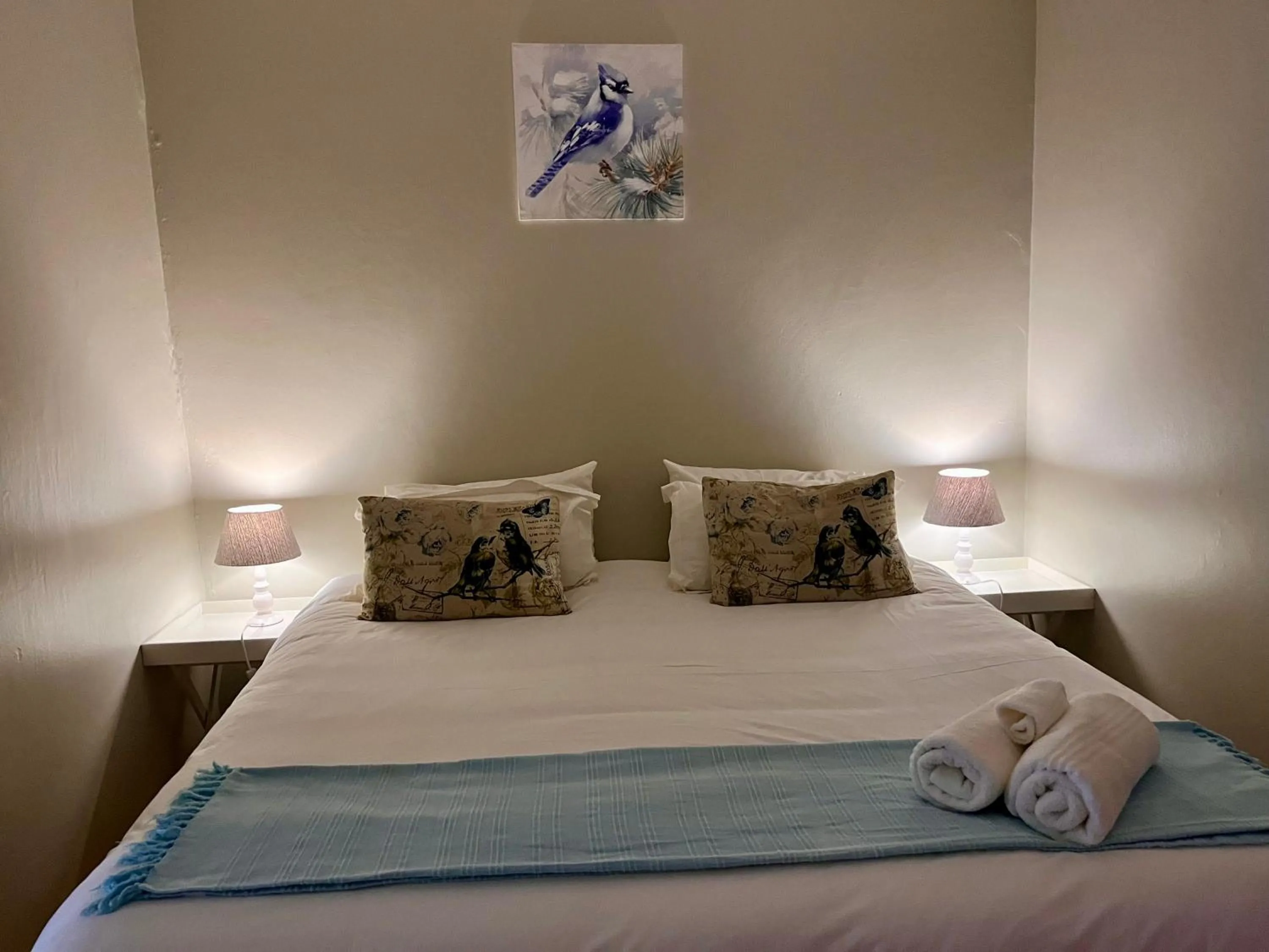 Bed in Outeniquabosch Lodge