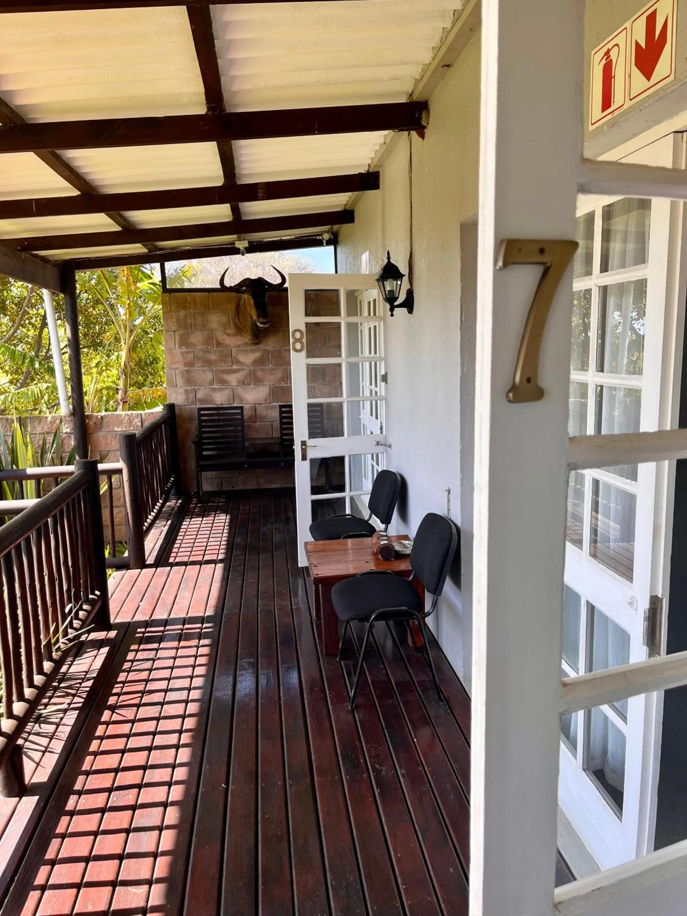 Balcony/Terrace in Outeniquabosch Lodge