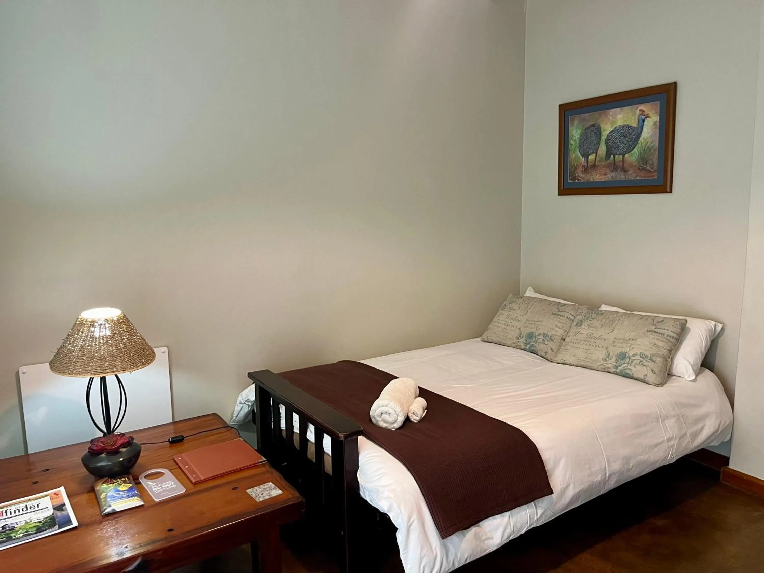 Bed in Outeniquabosch Lodge