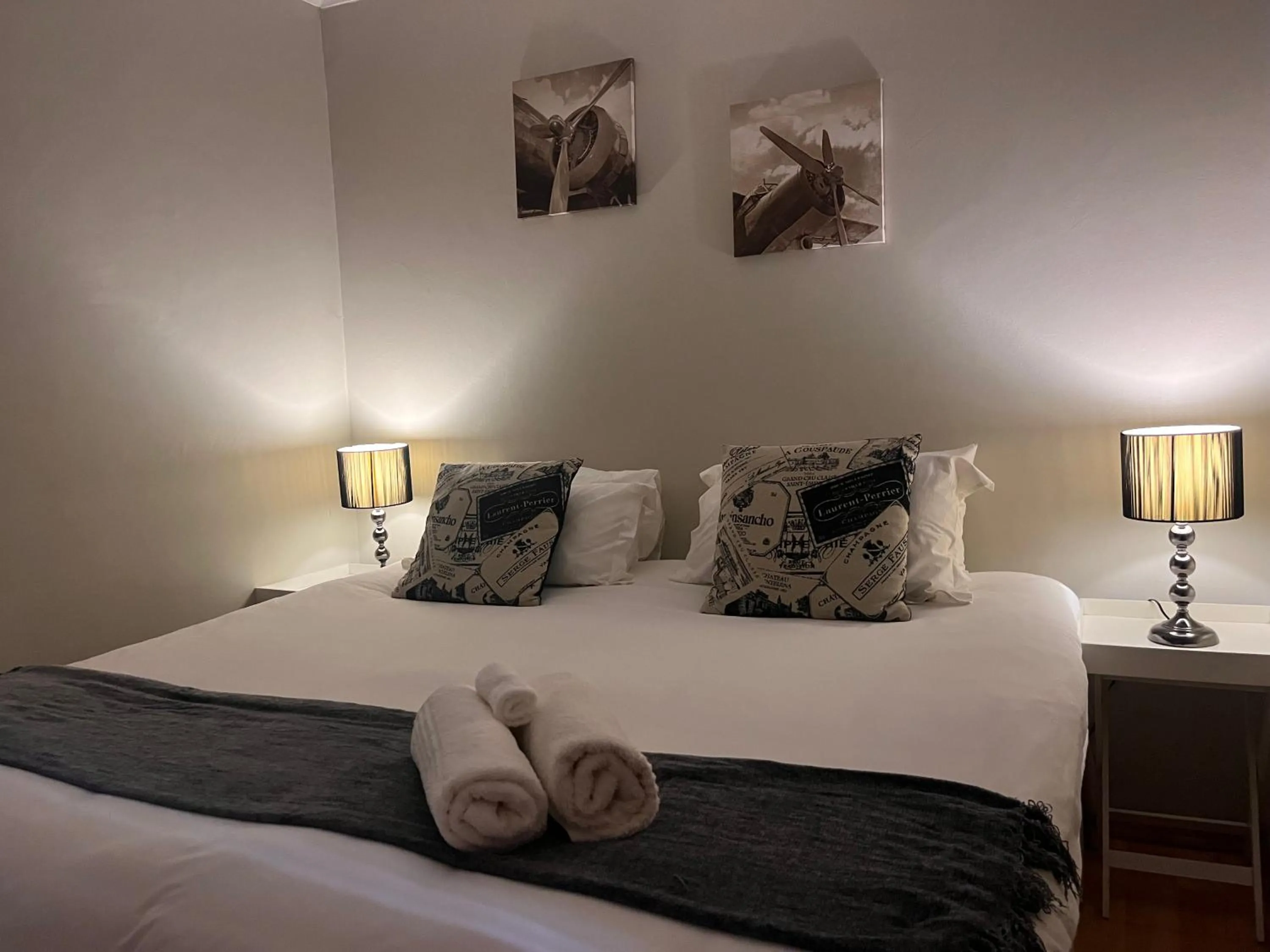 Bed in Outeniquabosch Lodge