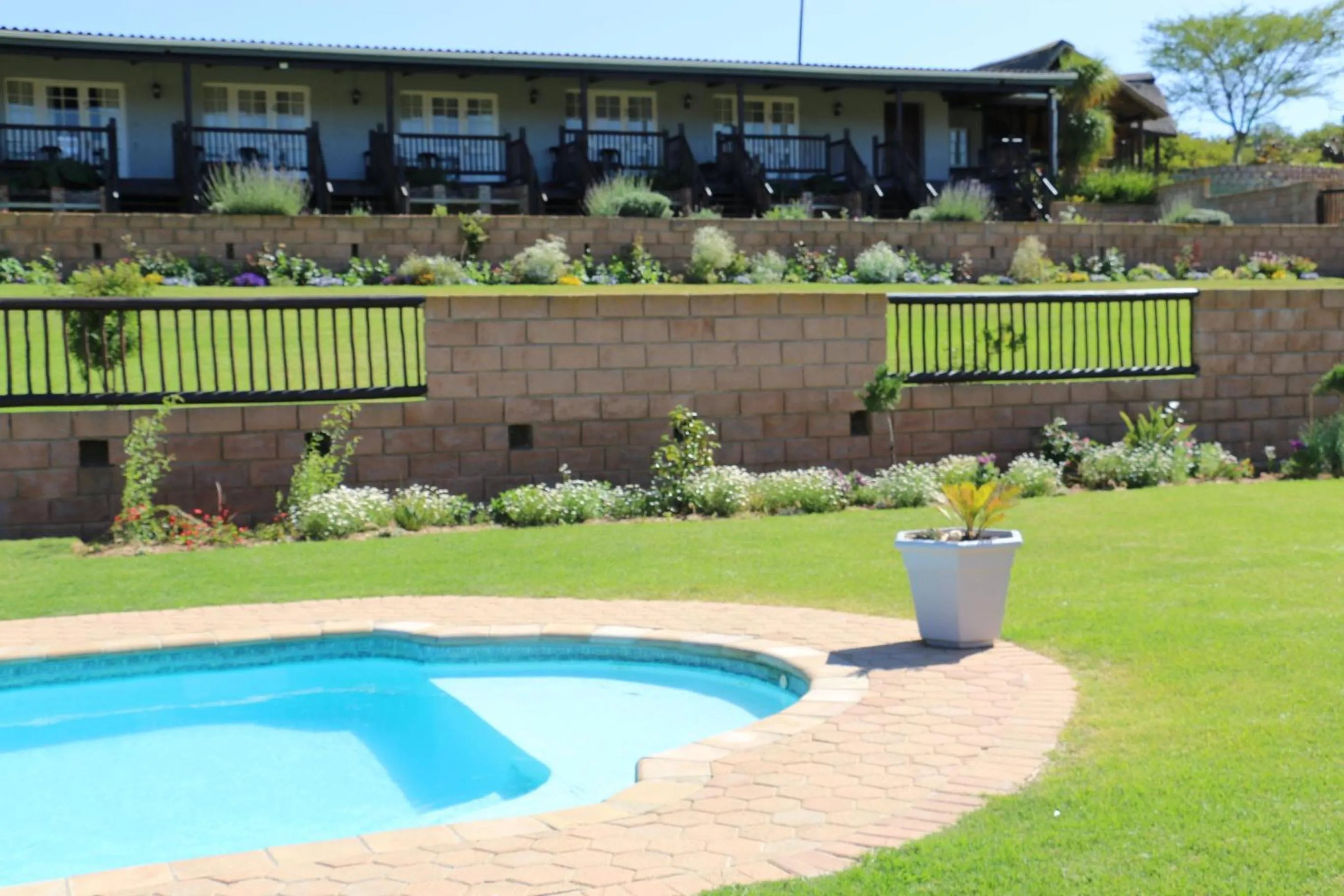 Swimming pool in Outeniquabosch Lodge
