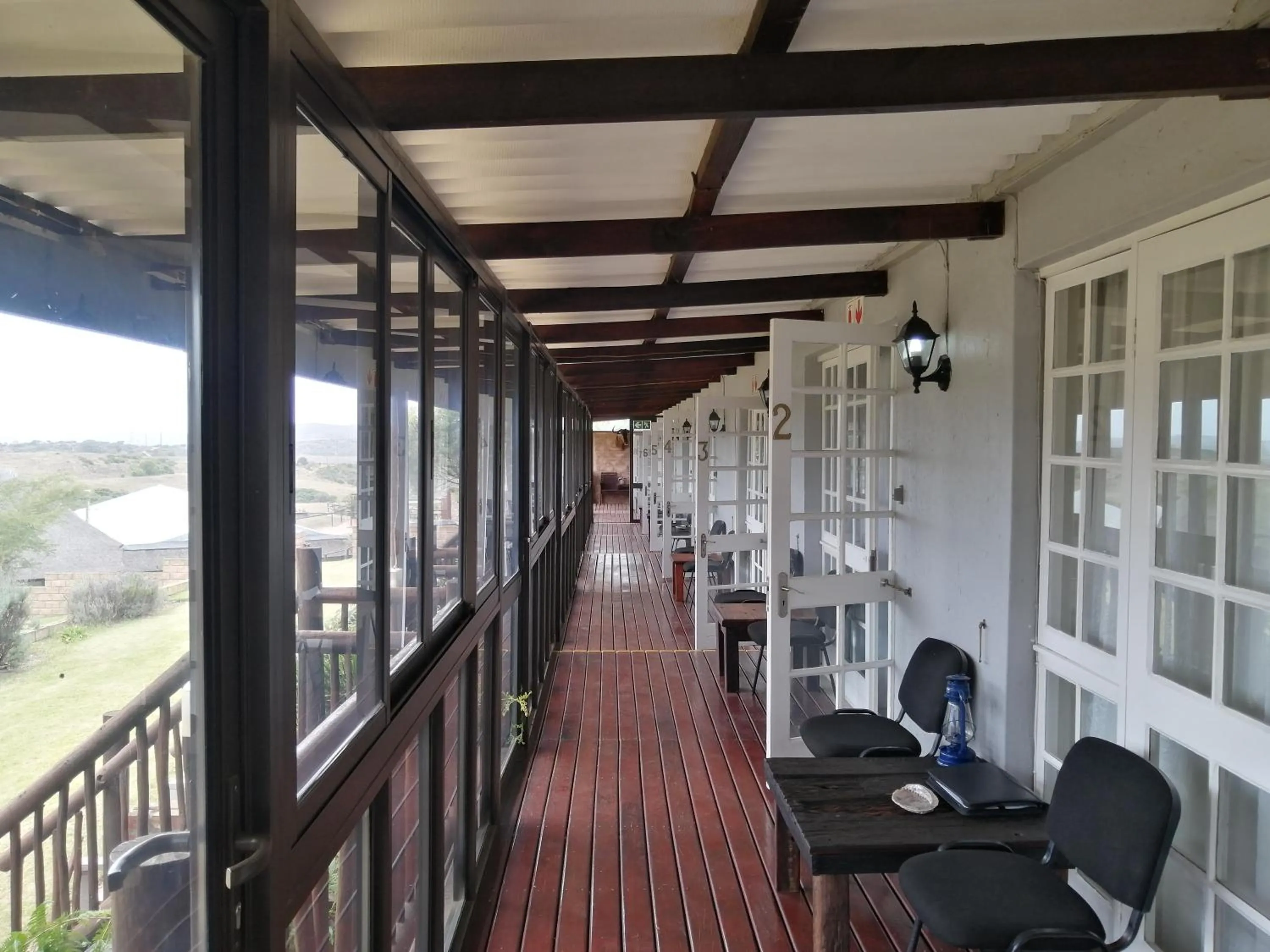 Balcony/Terrace in Outeniquabosch Lodge