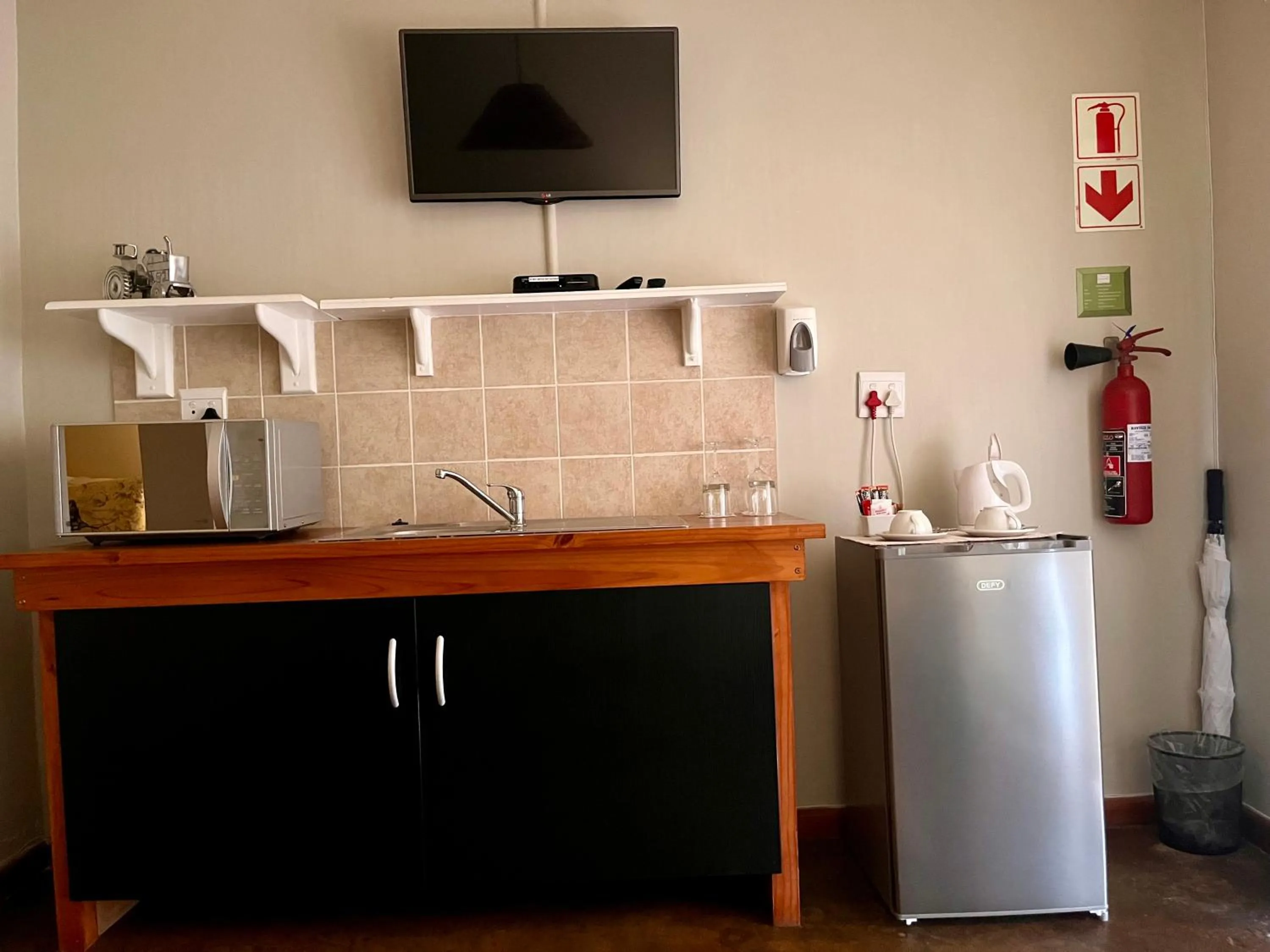Coffee/tea facilities in Outeniquabosch Lodge
