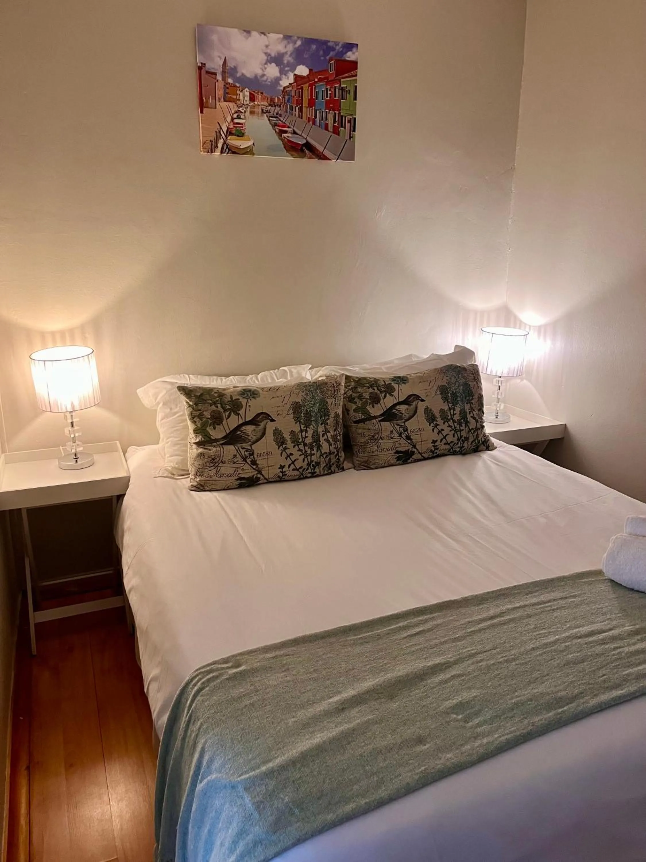 Bed in Outeniquabosch Lodge