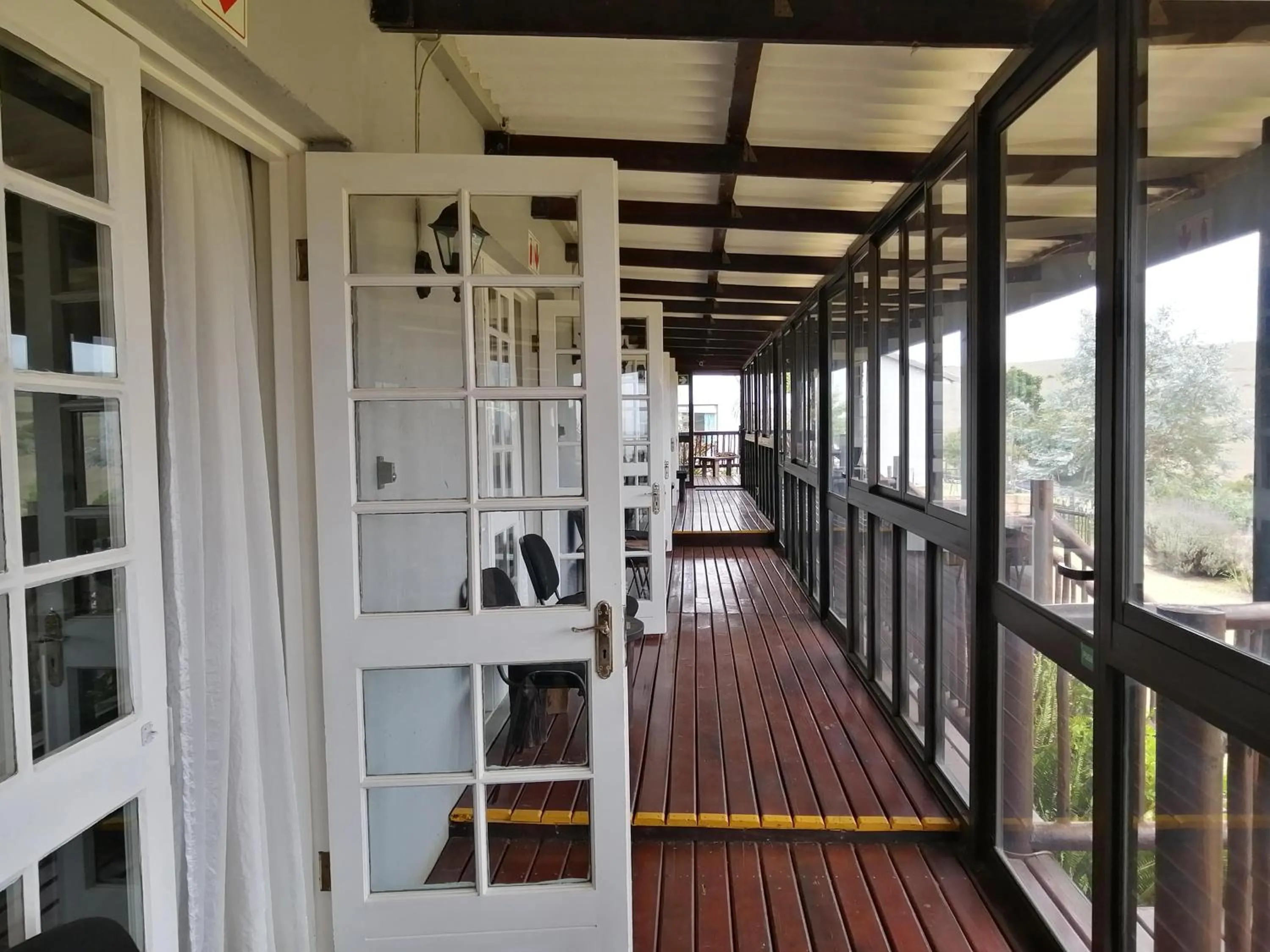 Balcony/Terrace in Outeniquabosch Lodge