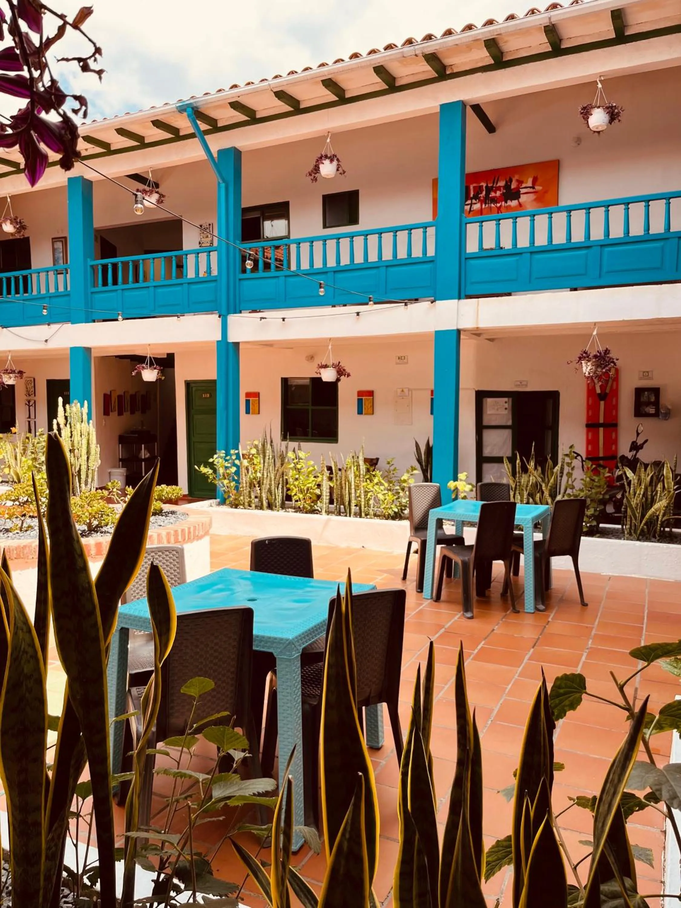 Patio in Celeste Villa de Leyva