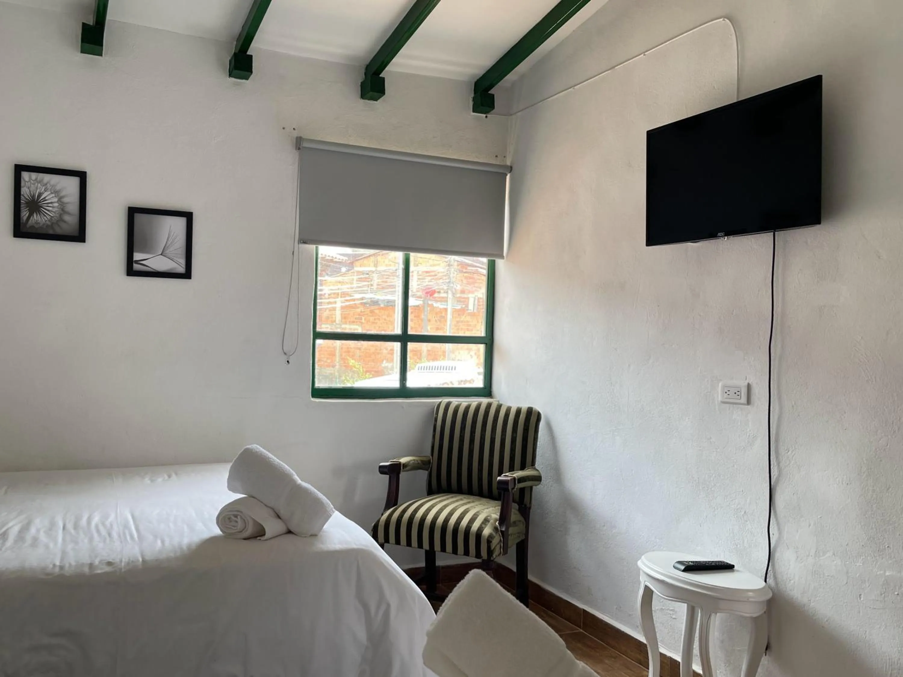 Bedroom, Bed in Celeste Villa de Leyva