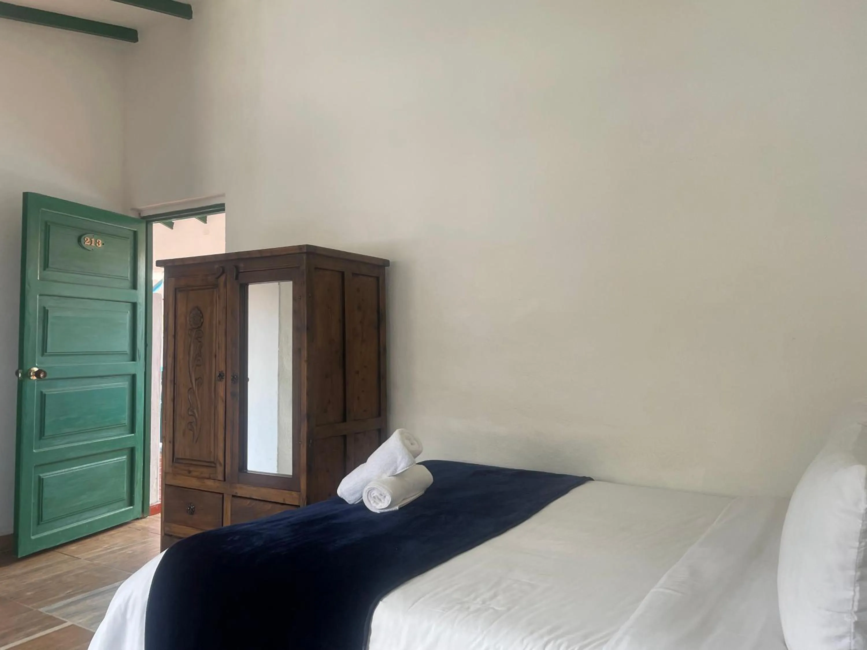 Bedroom, Bed in Celeste Villa de Leyva