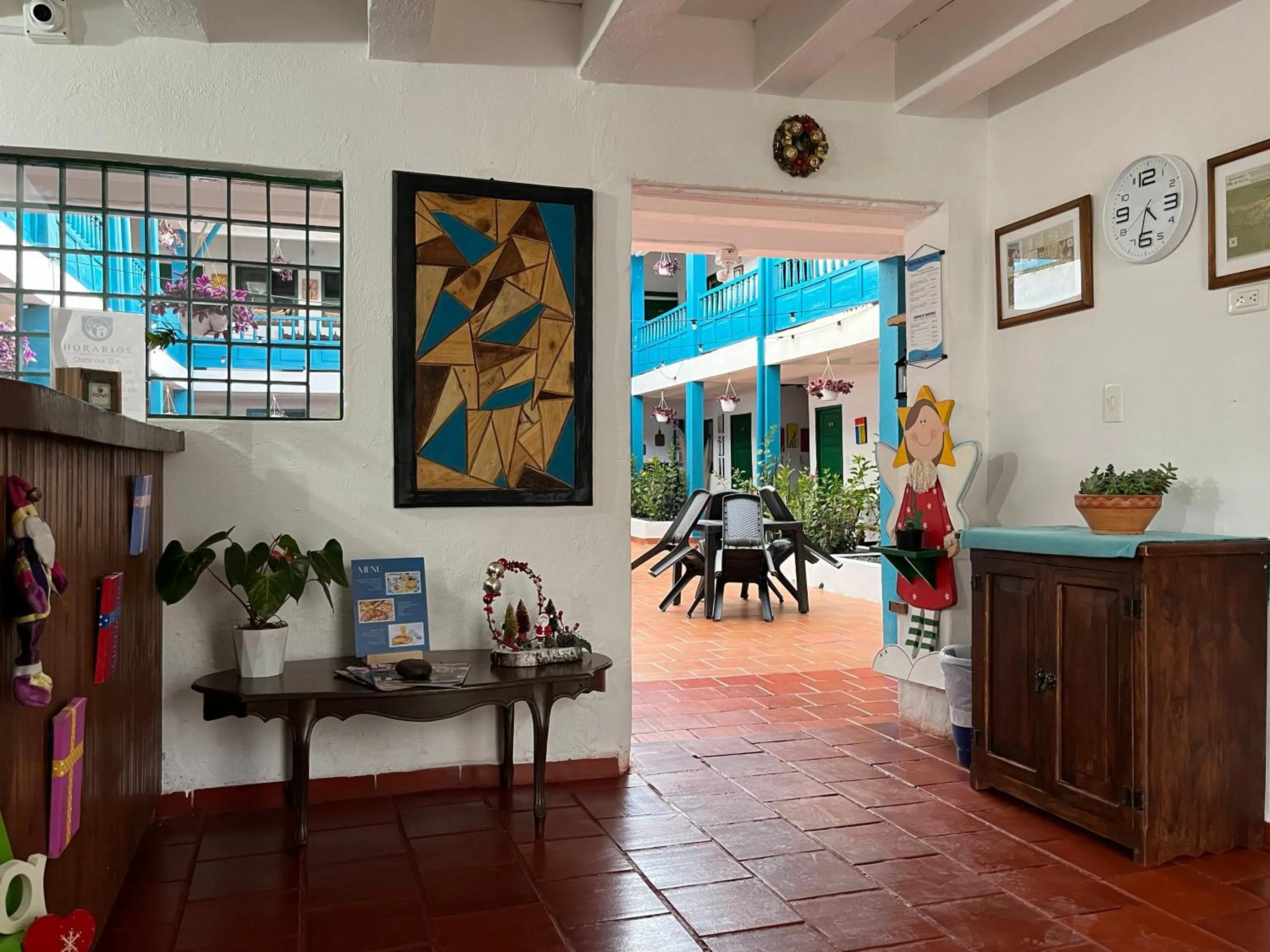 Lobby or reception in Celeste Villa de Leyva