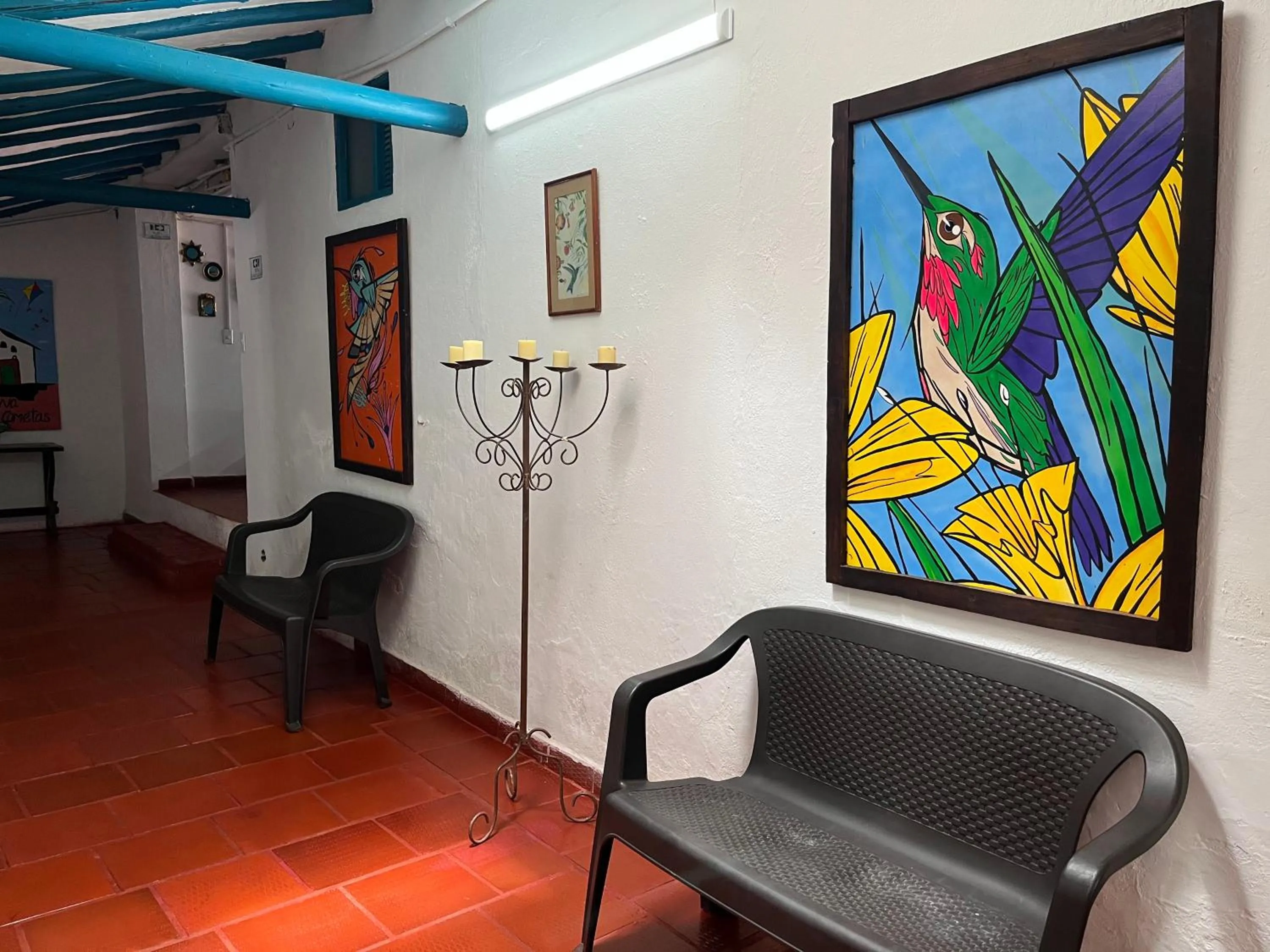 Decorative detail in Celeste Villa de Leyva