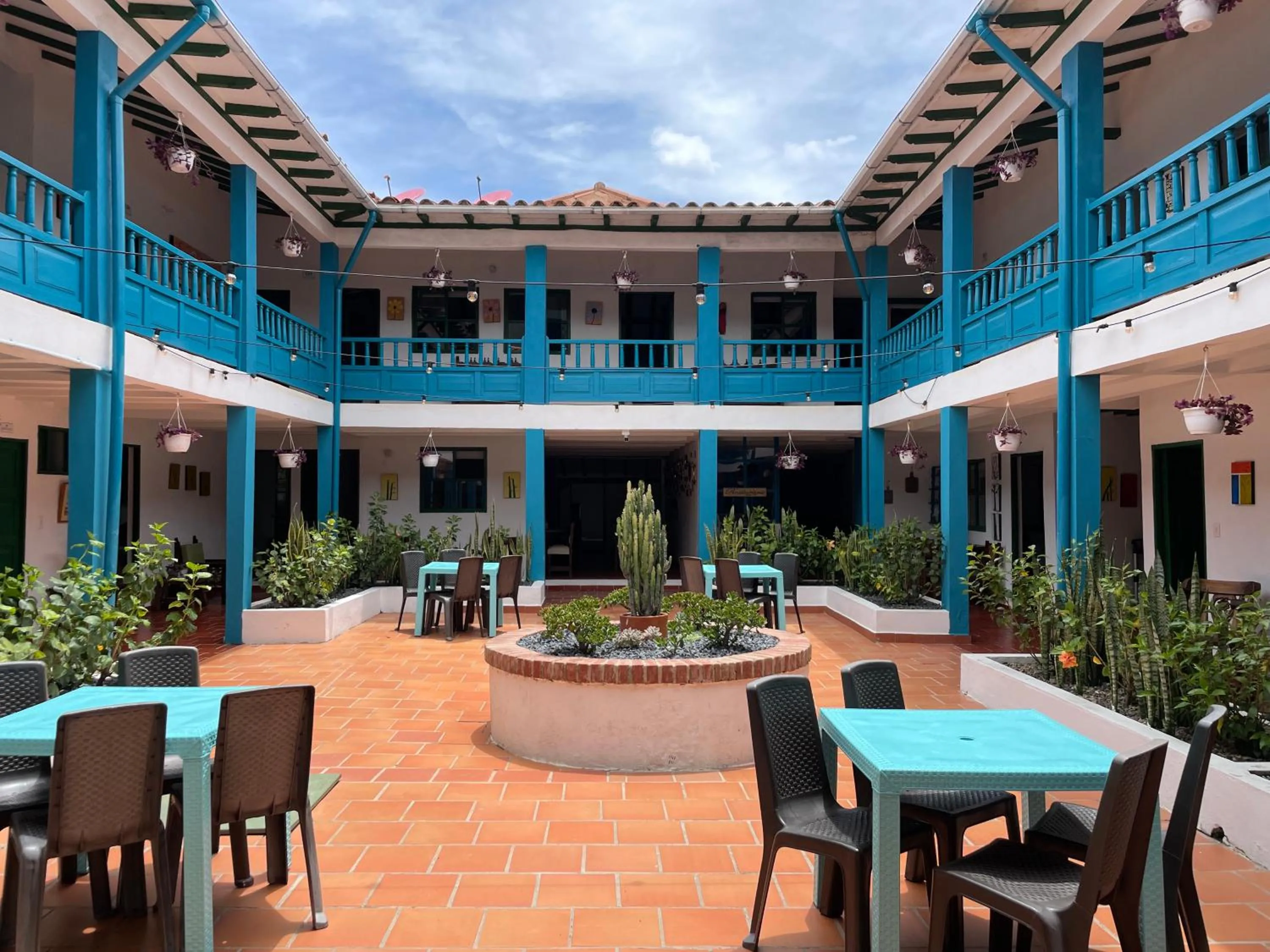 Patio in Celeste Villa de Leyva