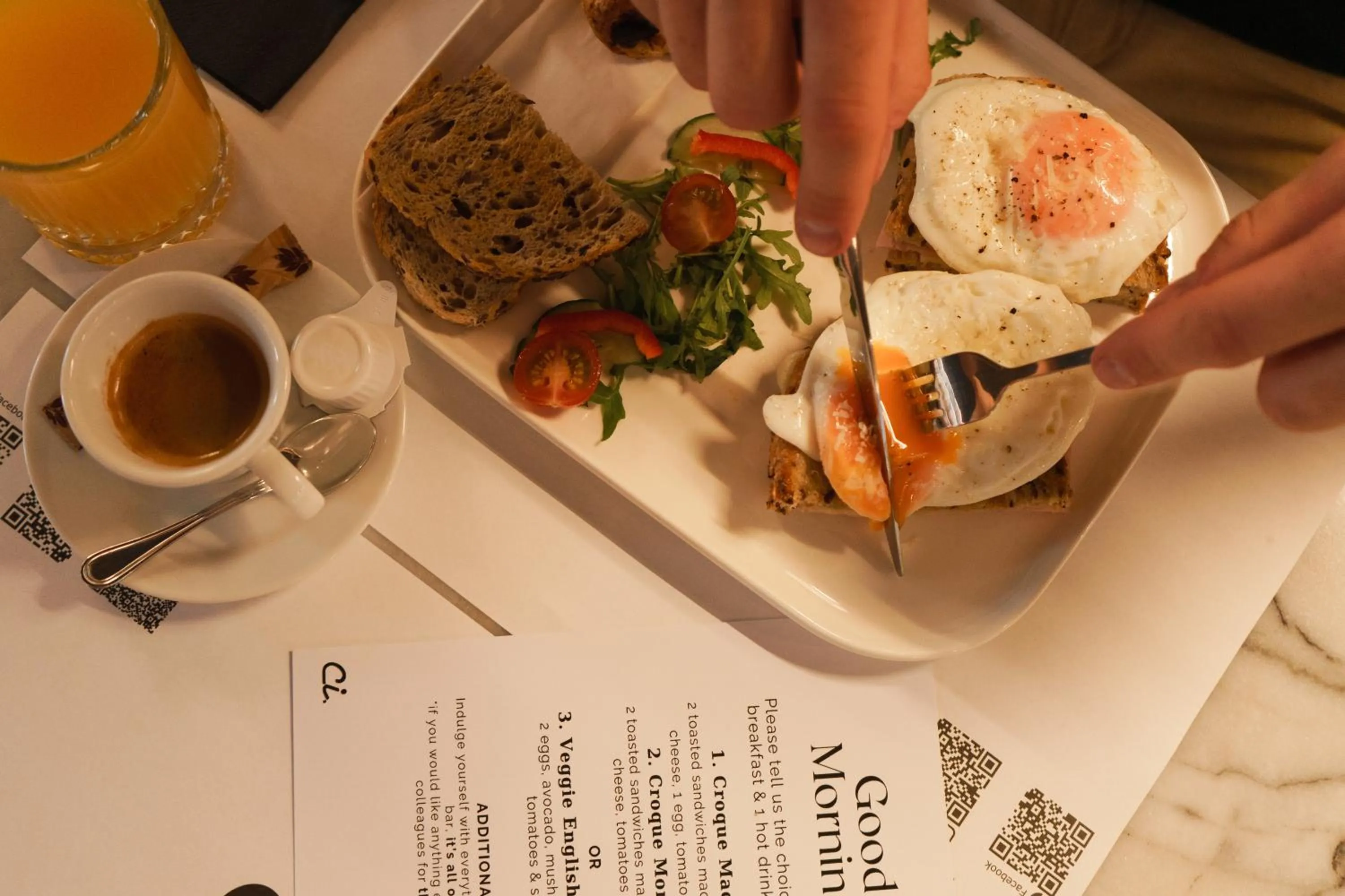 Breakfast in 4Cardinals Boutique