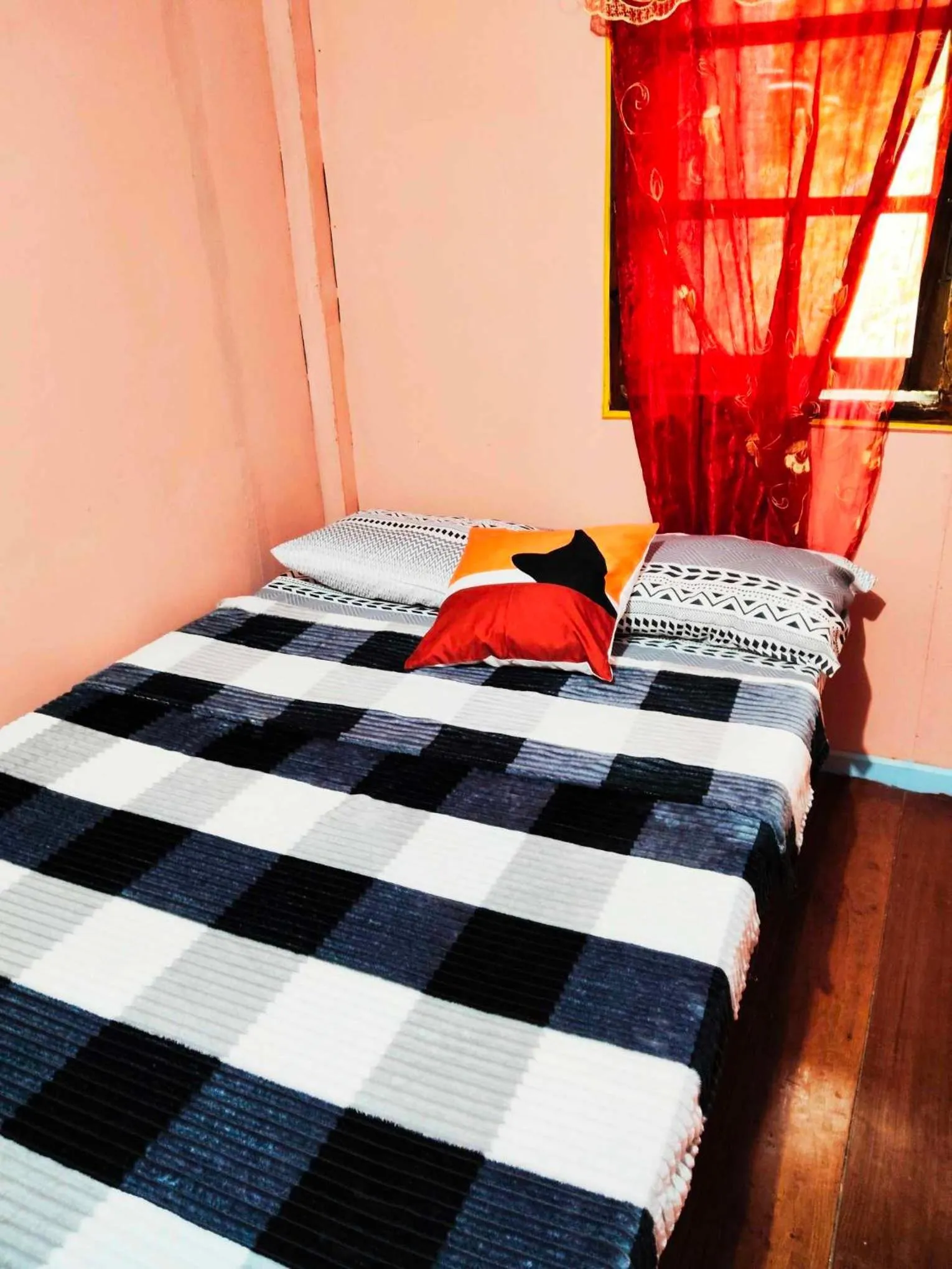 Bed in Batad Pension and Restaurant