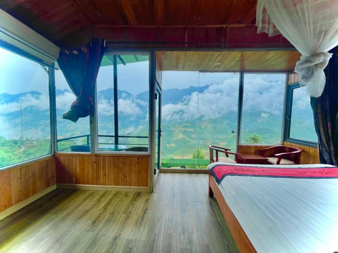 Bed in VALLEY VIEW COFFEE & STAY