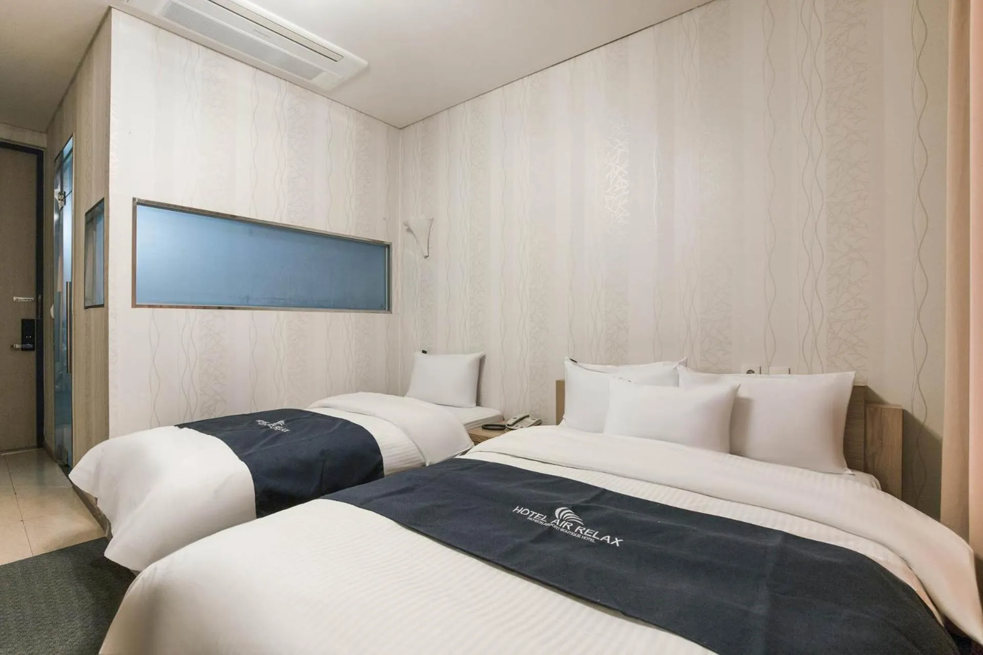 Bed in Incheon Aiport Airrelax hotel