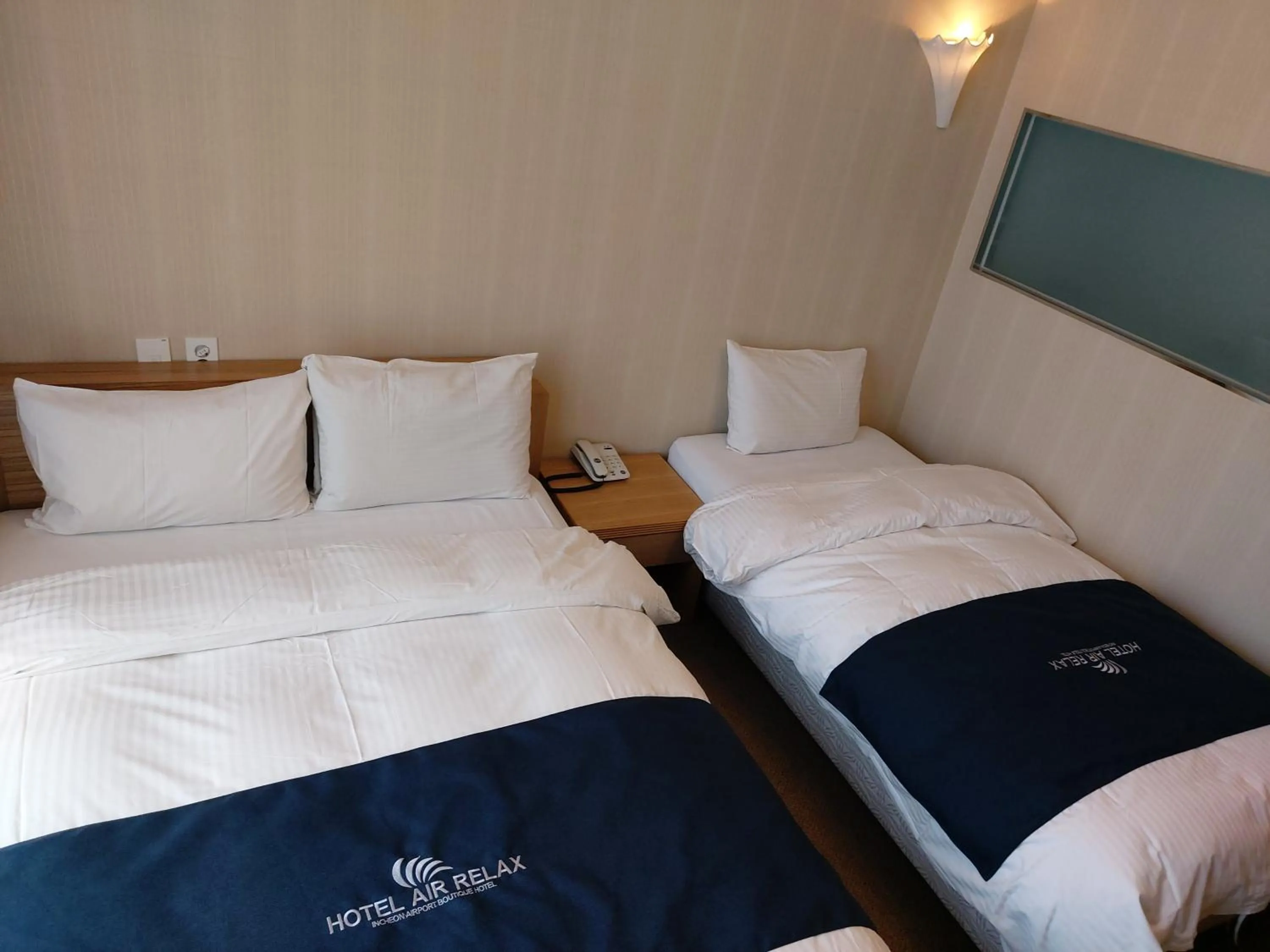 Bed in Incheon Aiport Airrelax hotel