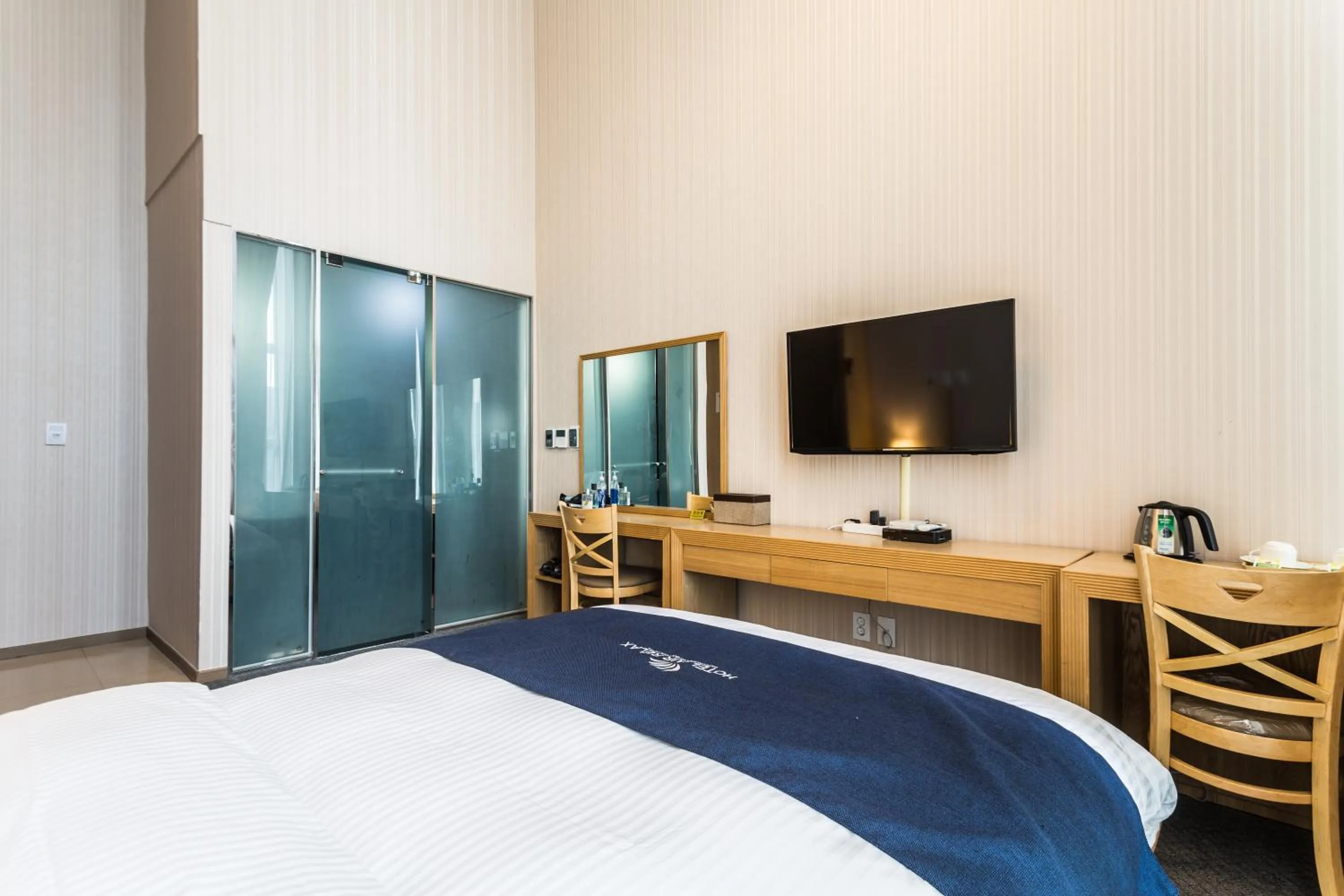 Bed in Incheon Aiport Airrelax hotel